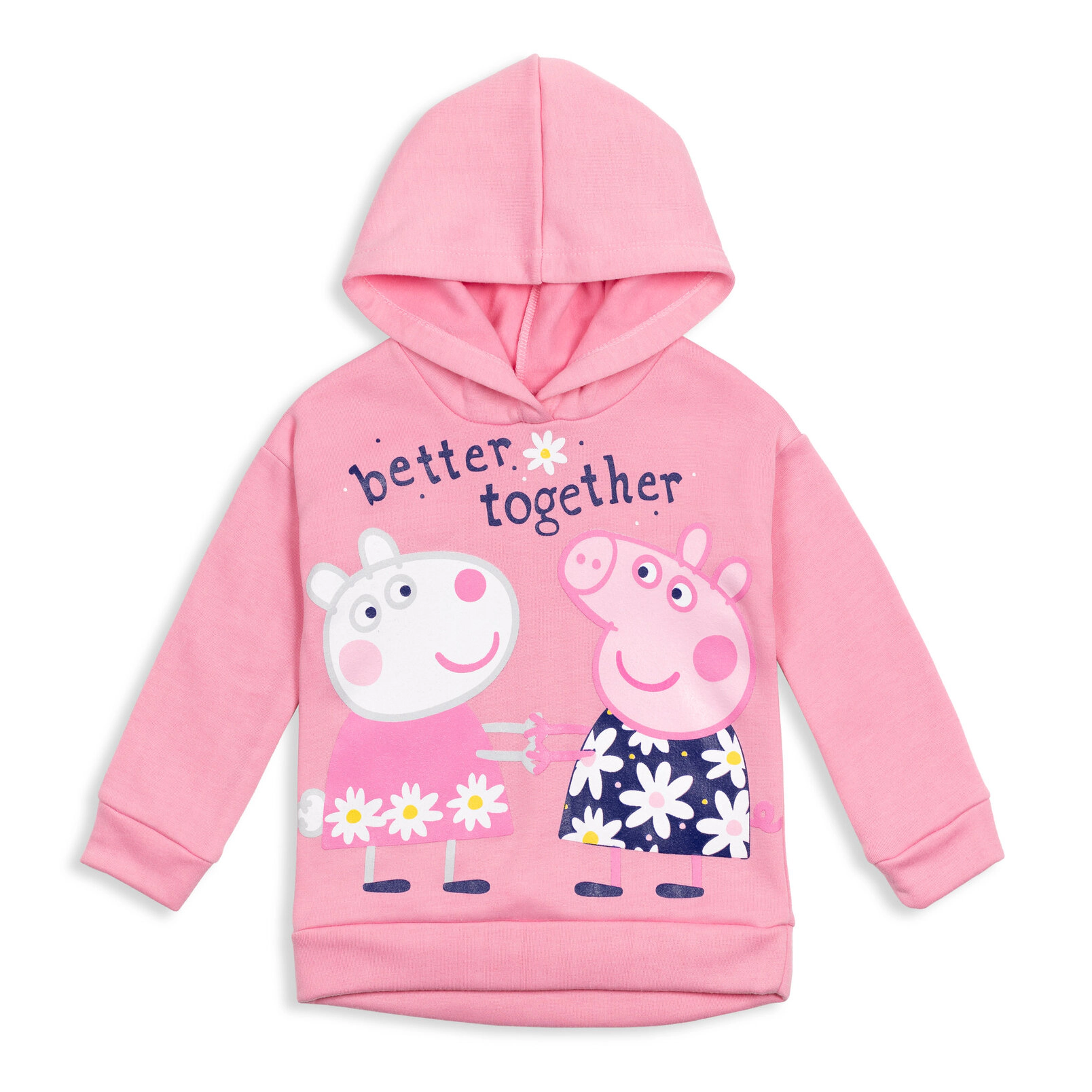 Peppa Pig Girls' 2-Piece Fleece Hoodie and Leggings Set