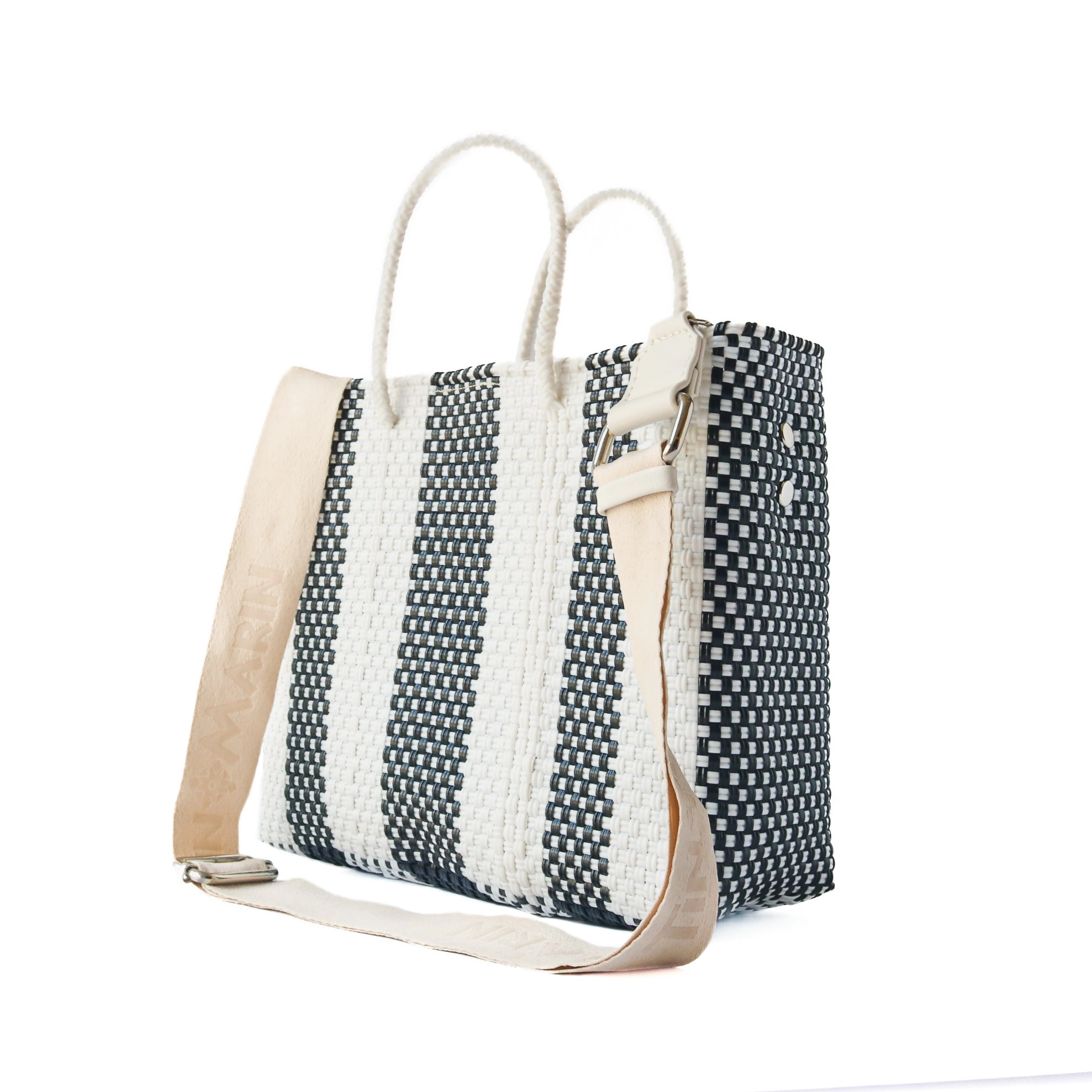 Tin Marin Zebra Woven Resort Crossbody Bag