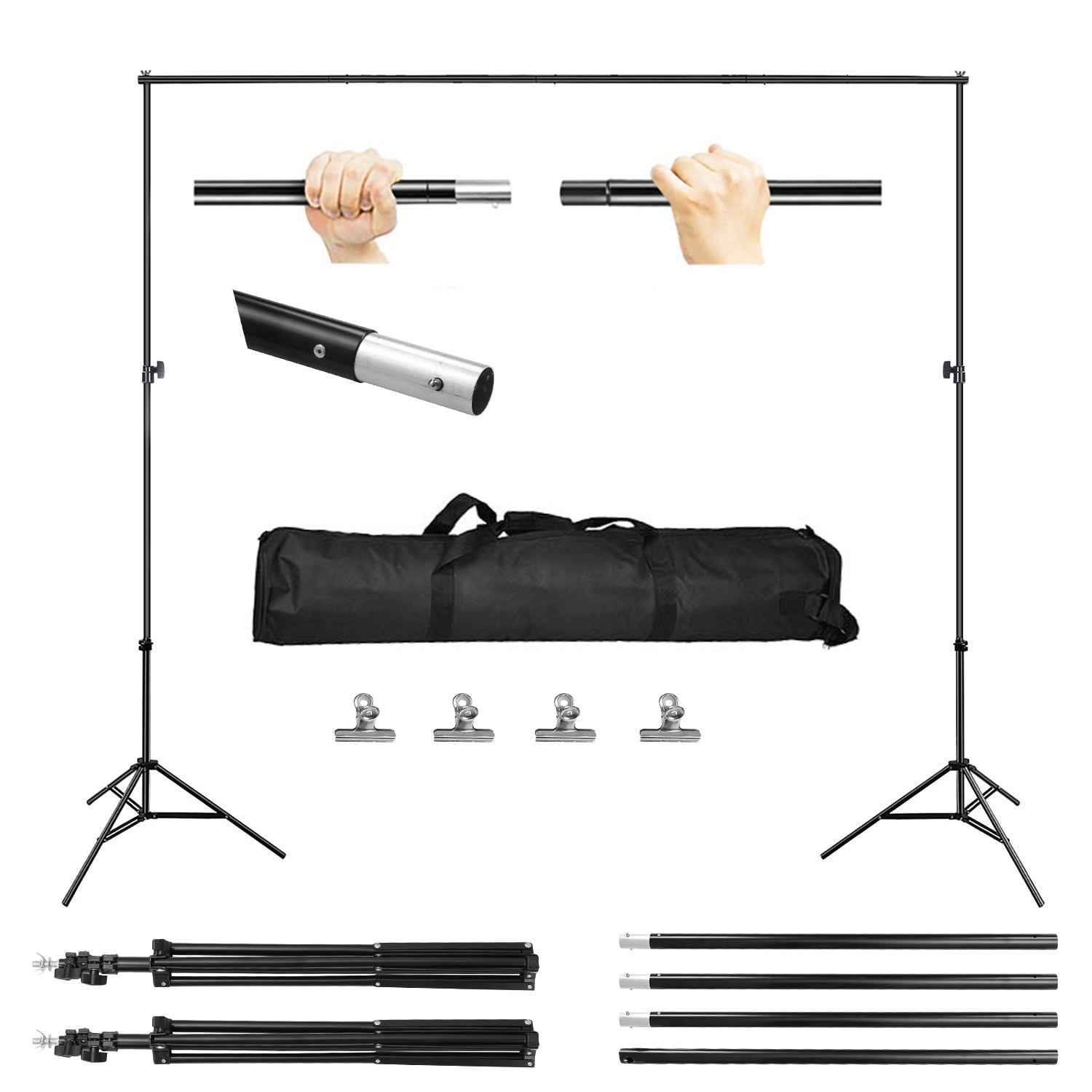 GBruno Adjustable Photography Backdrop Stand