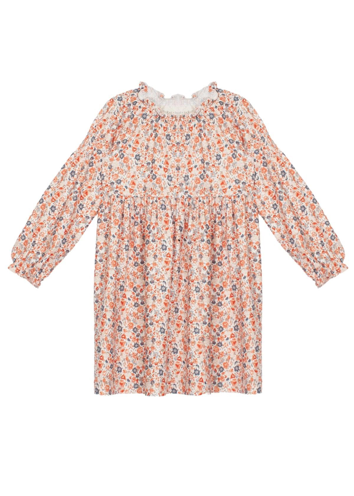 Mabel and Honey Pumpkin Pie Rayon Dress