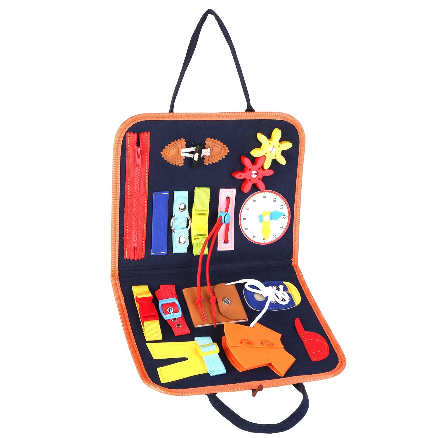 IMounTEK Unisex Foldable Montessori Busy Board