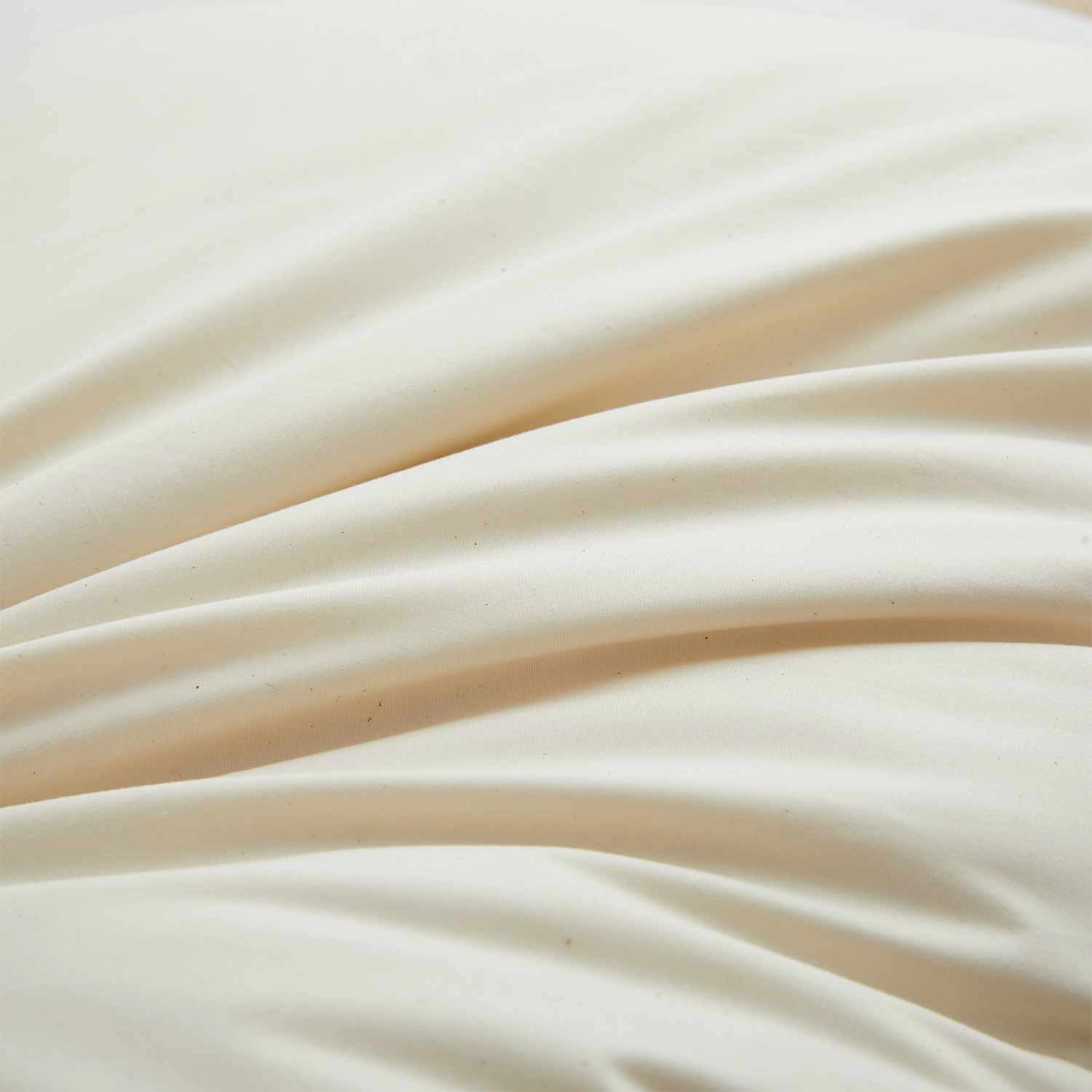 Puredown Selected Organic Cotton Layered Down Pillow Set of 2, Duck Down and Goose Feather