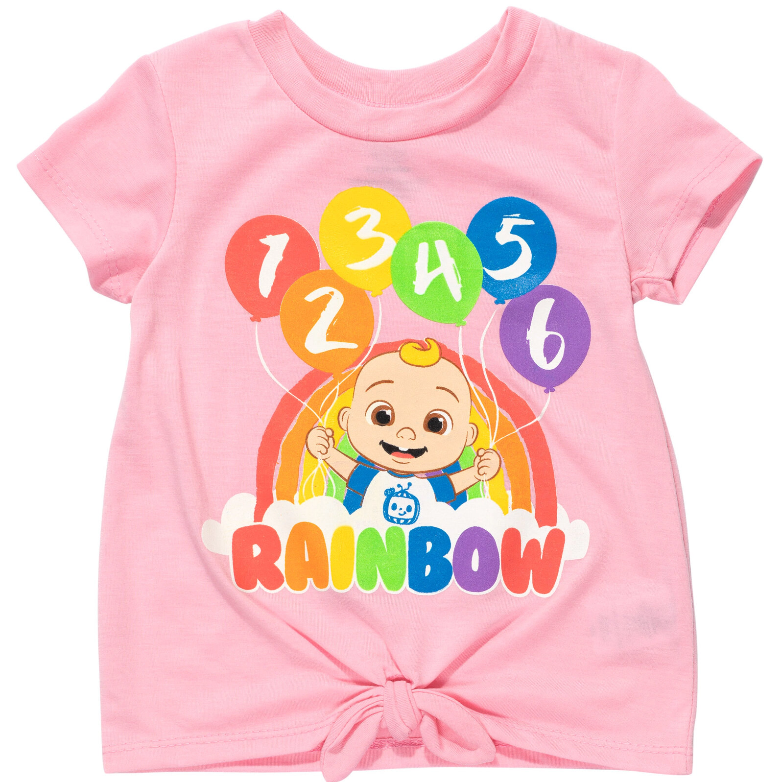 Cocomelon JJ Girls' 2-Piece T-Shirt and Shorts Set