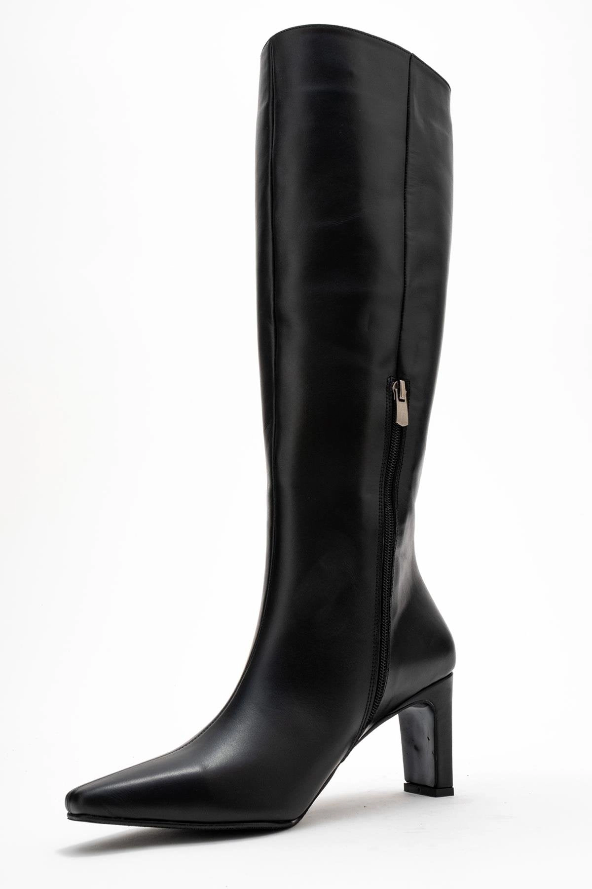 Forever & Always Womens Velencia Leather Knee High Boots