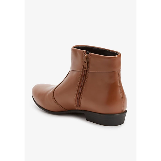 Comfortview Women's The Terri Leather Bootie