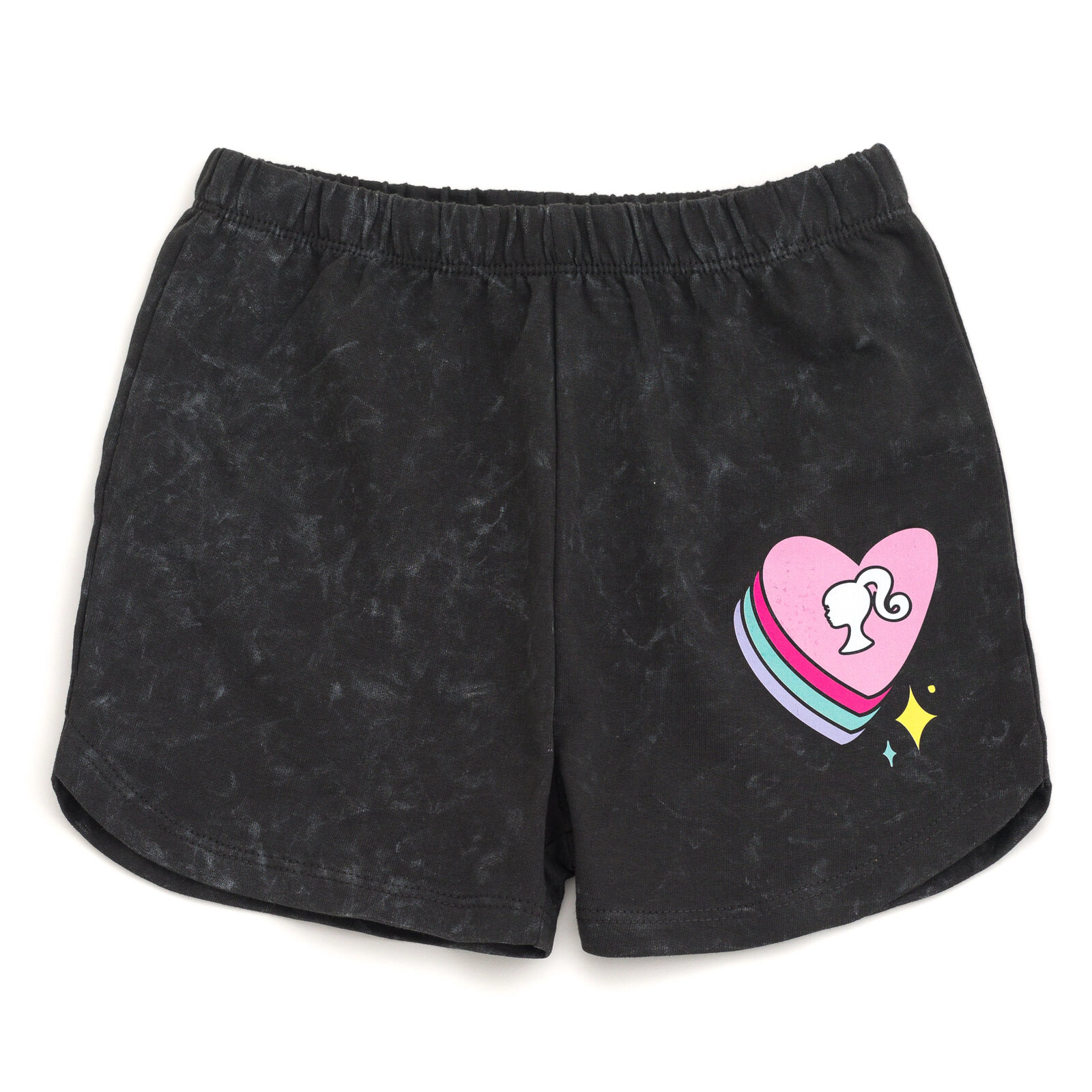 Barbie Girls' Wash French Terry T-Shirt and Shorts Set