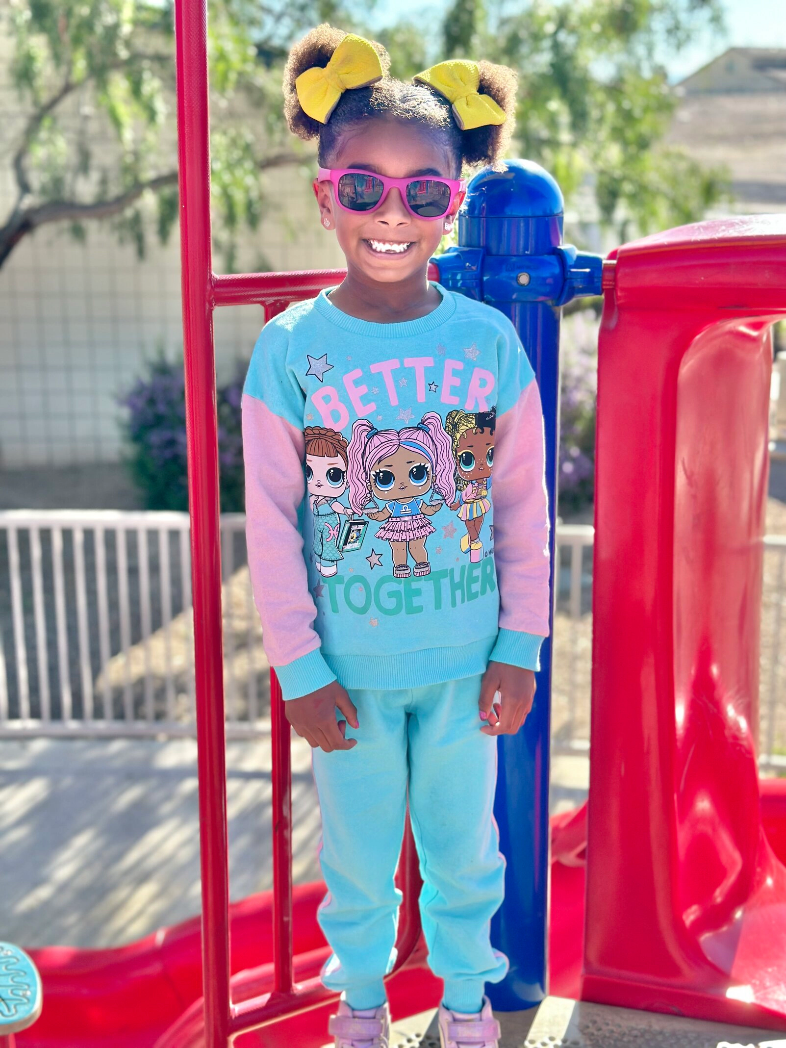 L.O.L. Surprise! Girls' 2-Piece Fleece Sweatshirt and Pants Set