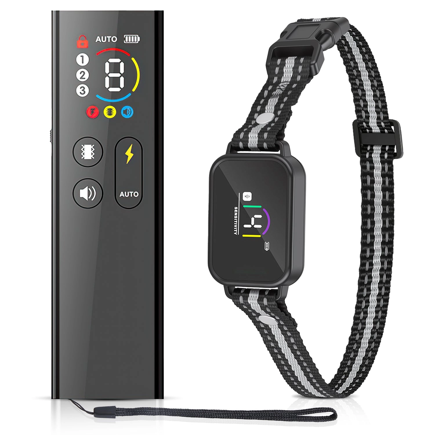 GBruno 2-in-1 Waterproof Dog Training Collar With Remote