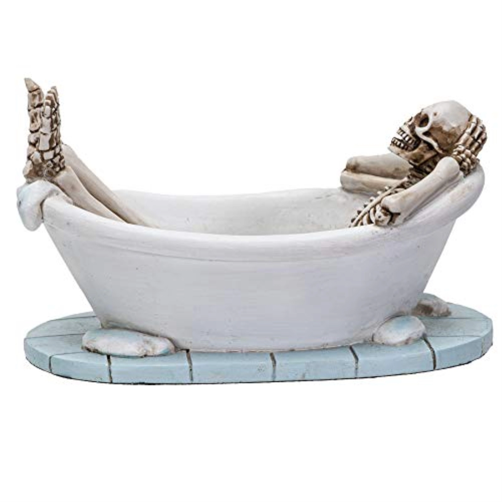 Pacific Giftware Life After Death Skeleton in The Bath Tub After Life Home Decor Resin Figurine 5 x 2.75 inch