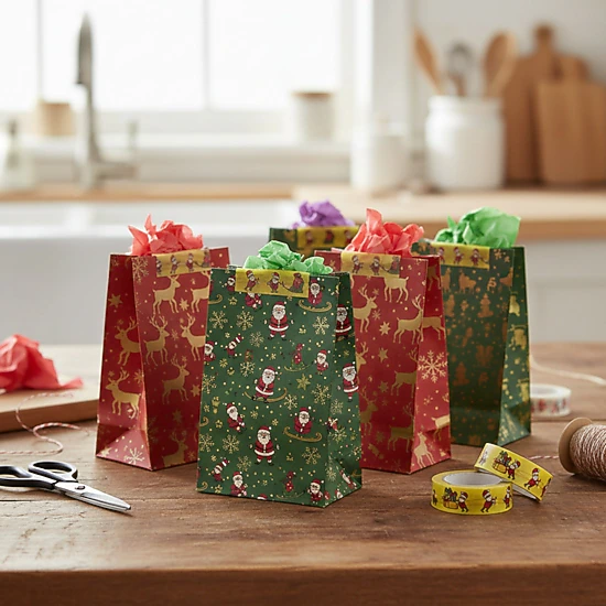 Wrapables Santa Claus Christmas Washi Masking Tape for DIY, Arts and ...