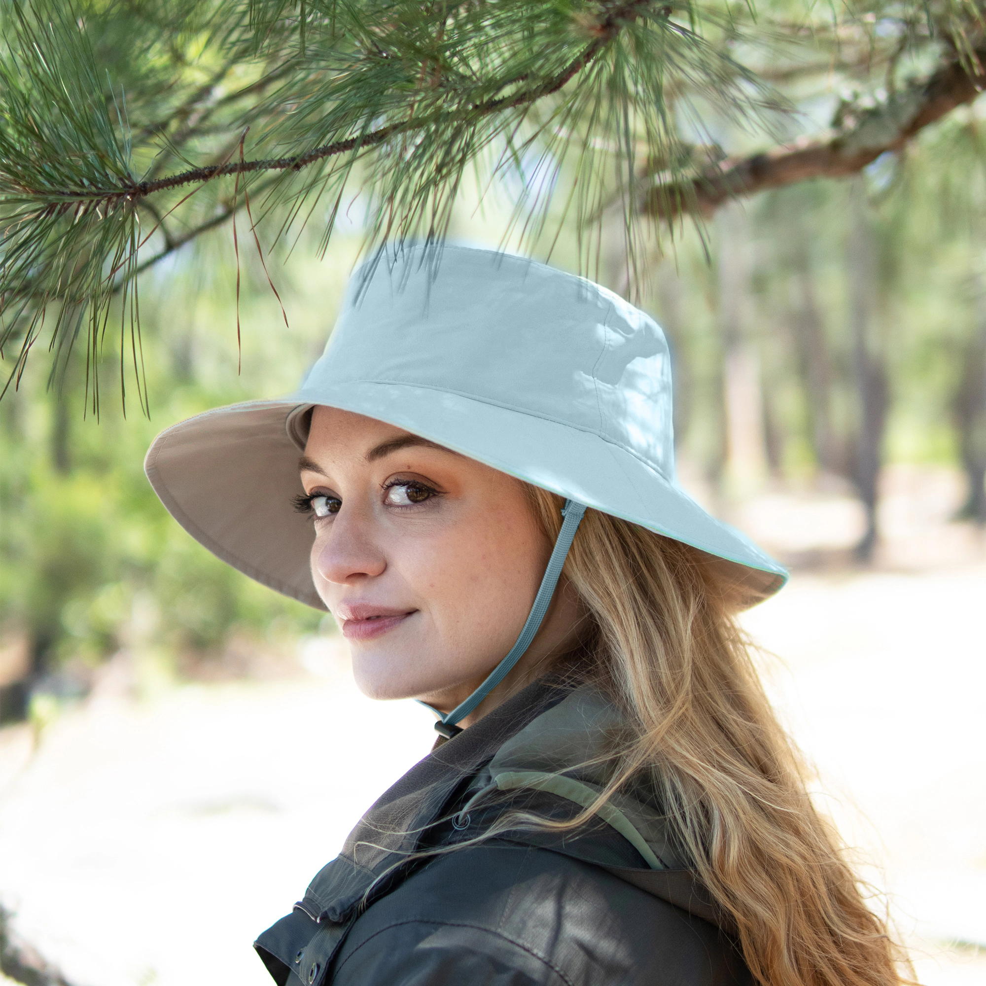 Kanut Sports Kara Bucket Hat - Waterproof Wide-Brim Rain Hat, UPF 50+