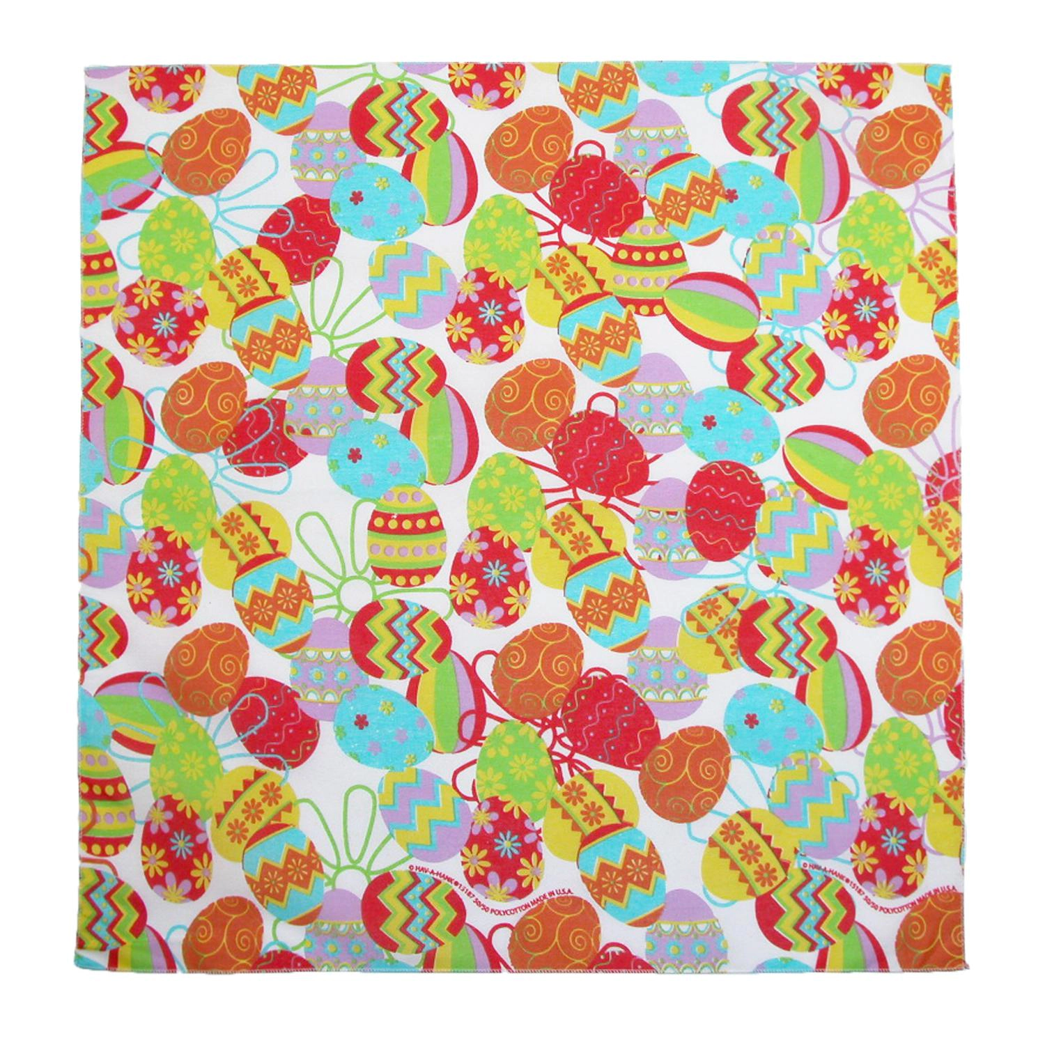 CTM Easter Egg Print Holiday Bandana