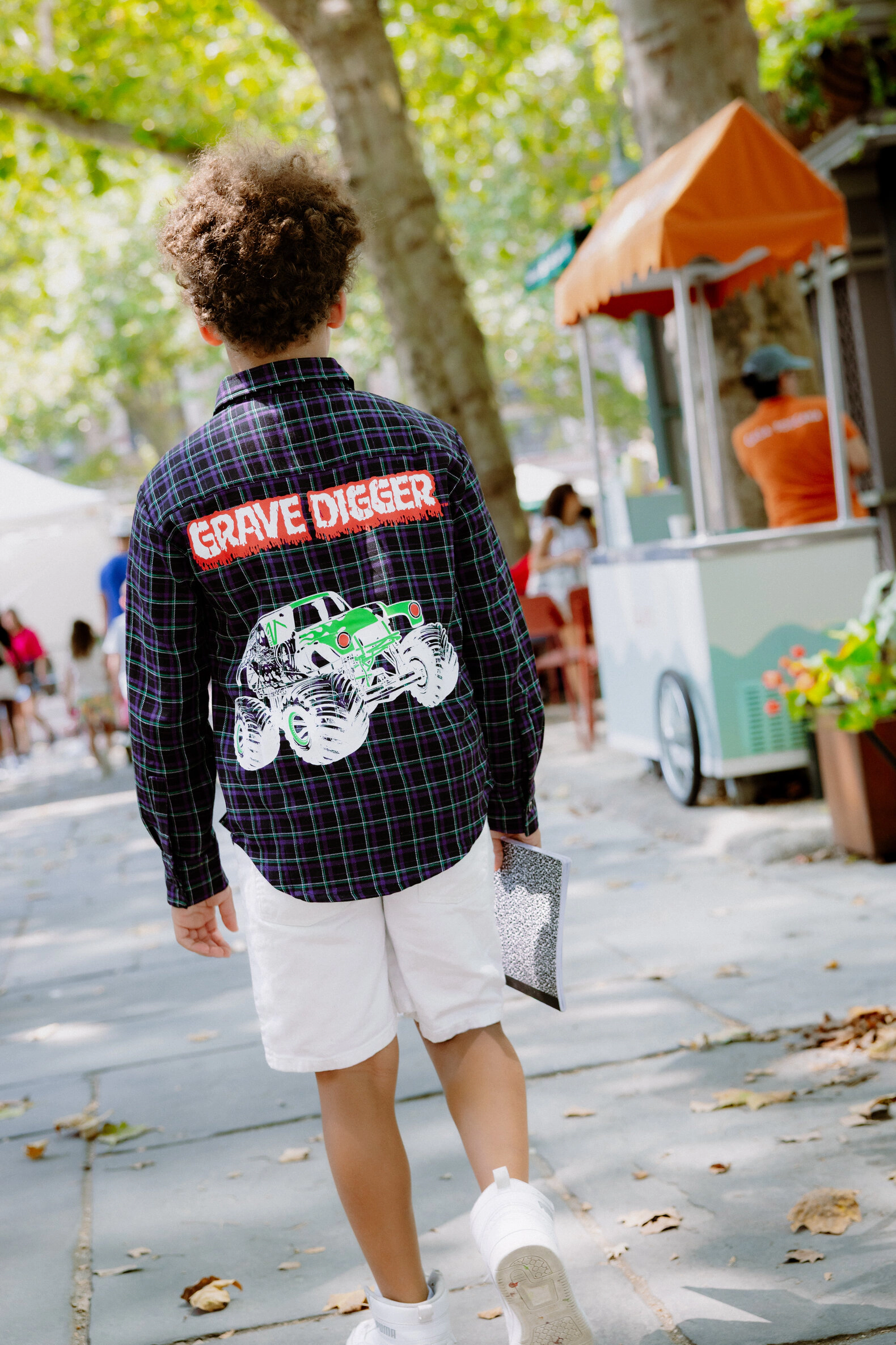 Monster Jam Grave Digger Matching Family Long Sleeve Button-Down Shirt