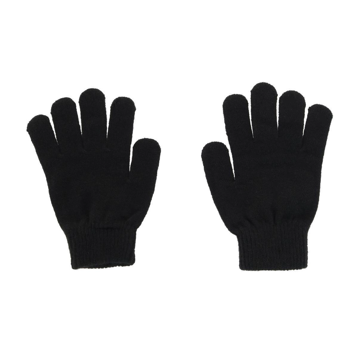 Grand Sierra Kids' 8-12 Striped 2-Piece Winter Beanie and Glove Set
