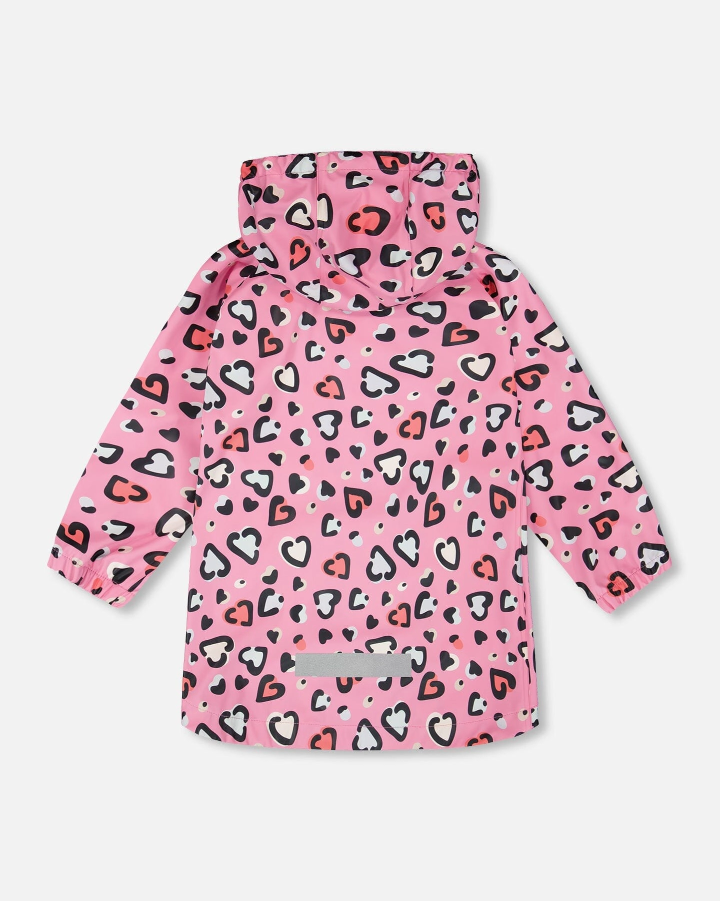 Deux par Girls Rain Jacket Polyurethane Heart Print