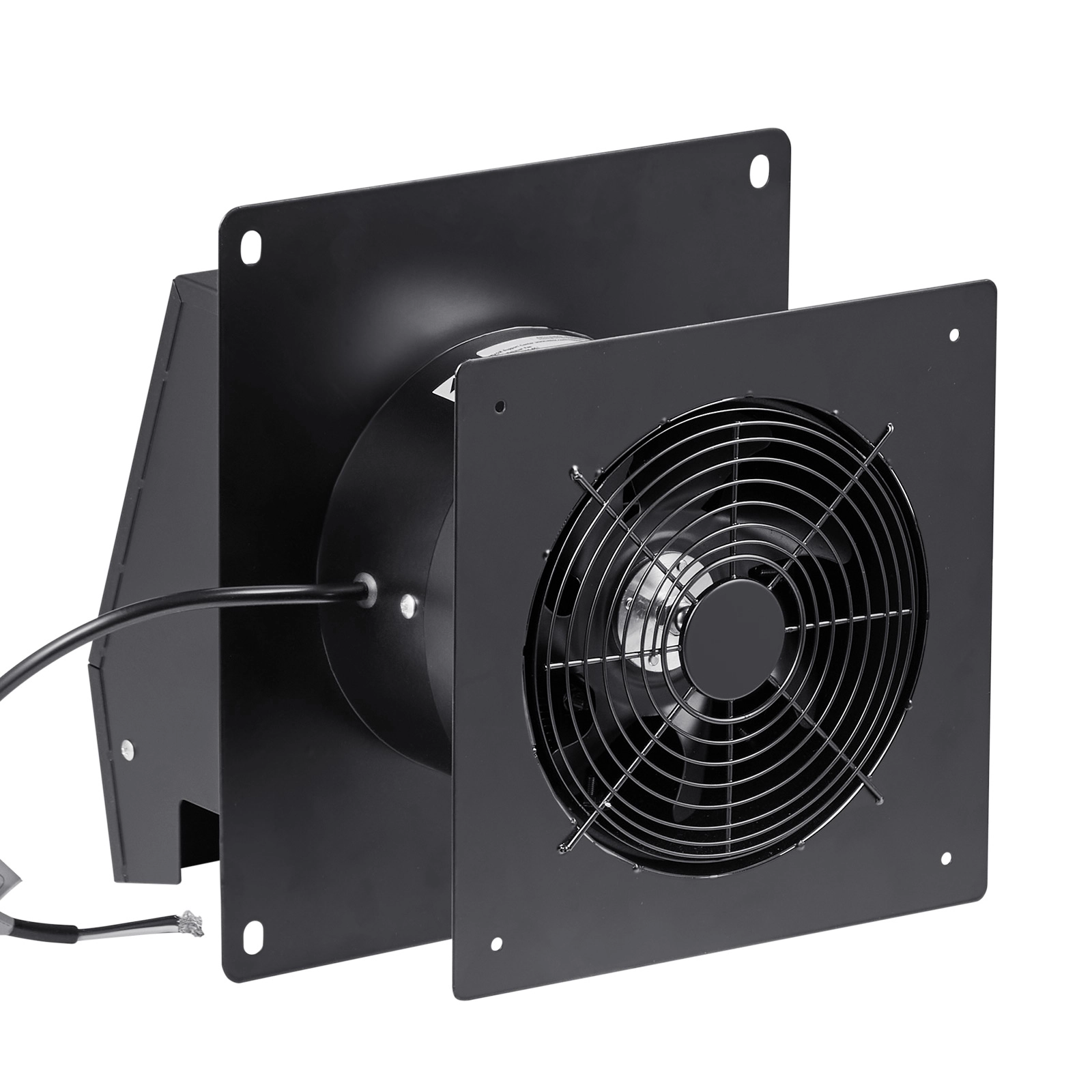 HONGGE 6 inch Through-The-Wall Ventilation Fan Through Wall Exhaust Fan with AC Motor Quiet Vent Easy Installation for