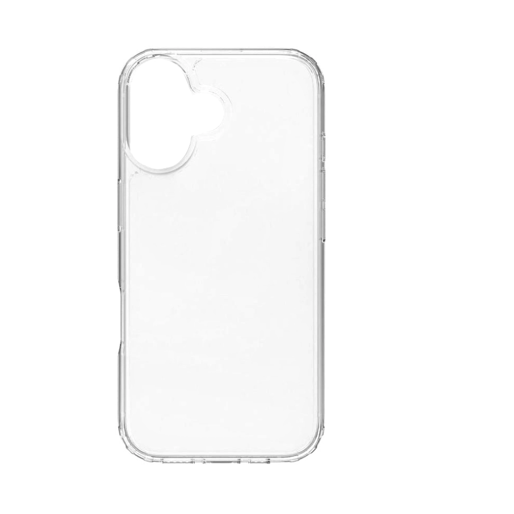 Qixxronics Transparent Case for iPhone 16 Plus Shockproof Phone Case Protective Cellphone Cover for iPhone 16 Plus