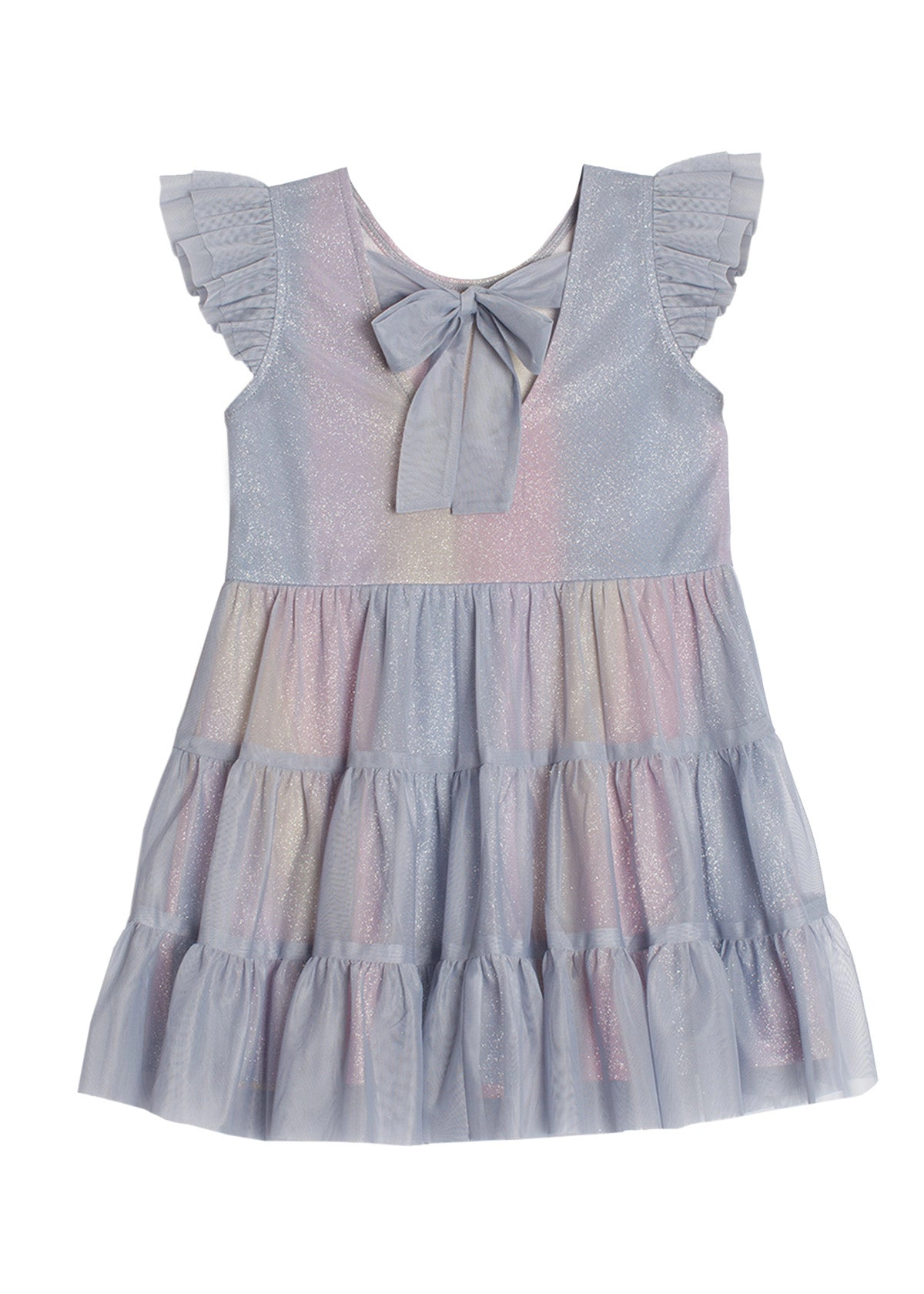 Isobella and Chloe Phoenix Tiered Soft Tulle Dress