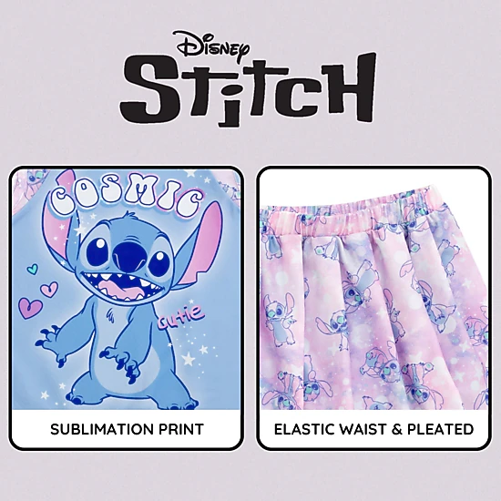 Disney Girls' Athletic Sleeveless Tank Top and Skort Set