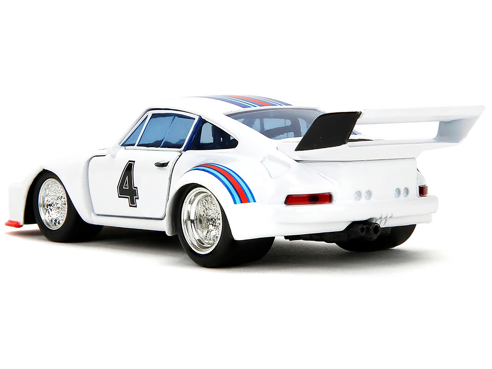 Jada Porsche 935 Turbo #4 "Jazz" White with Blue and Red Stripes "Transformers" "Hollywood Rides" Series 1/32