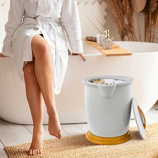 SUGIFT 20L Towel Warmer Bucket, 400W, One-Touch Control, 60-Minute Auto Shut-Off