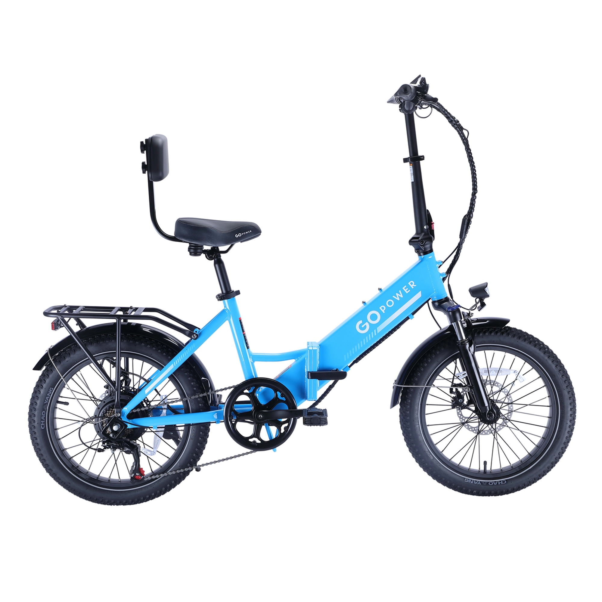 GoPowerBike GoCurv Folding Electric Bike 20MPH Max Speed & 750W Motor