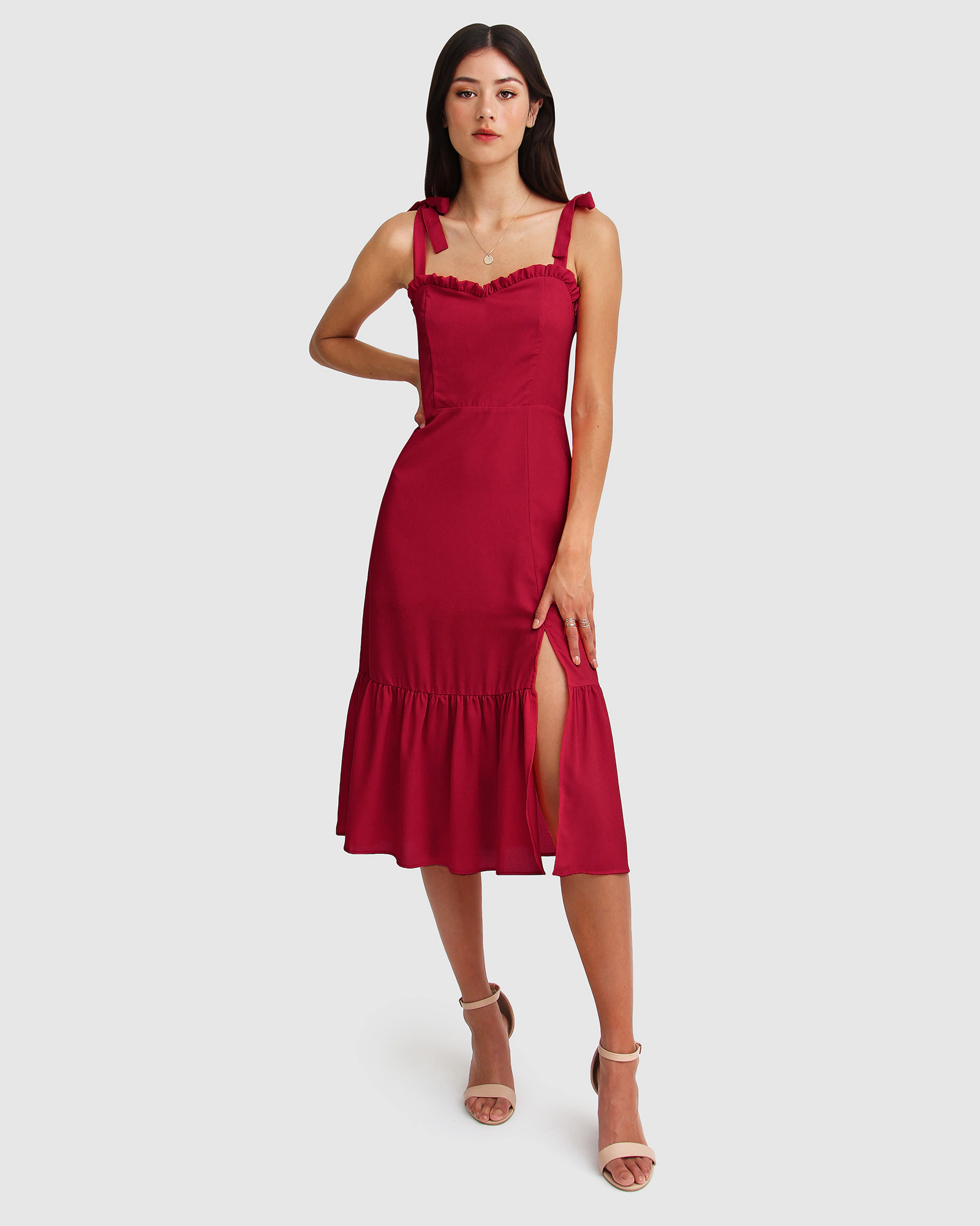 Belle & Bloom Womens Summer Storm Midi Dress