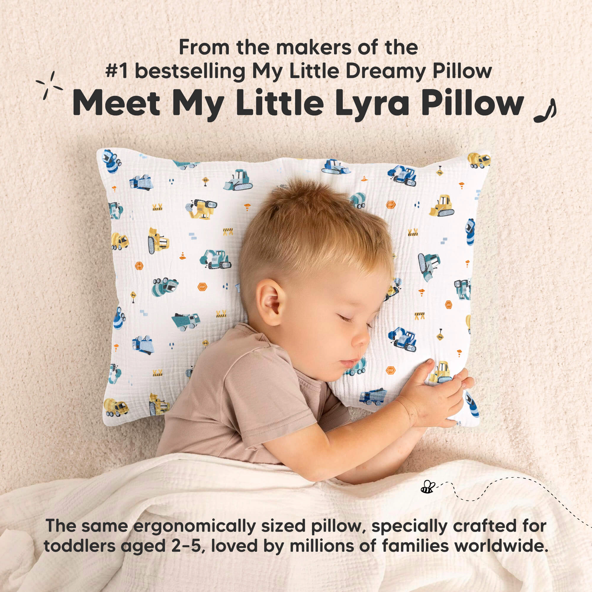 KeaBabies My Little Lyra Pillow