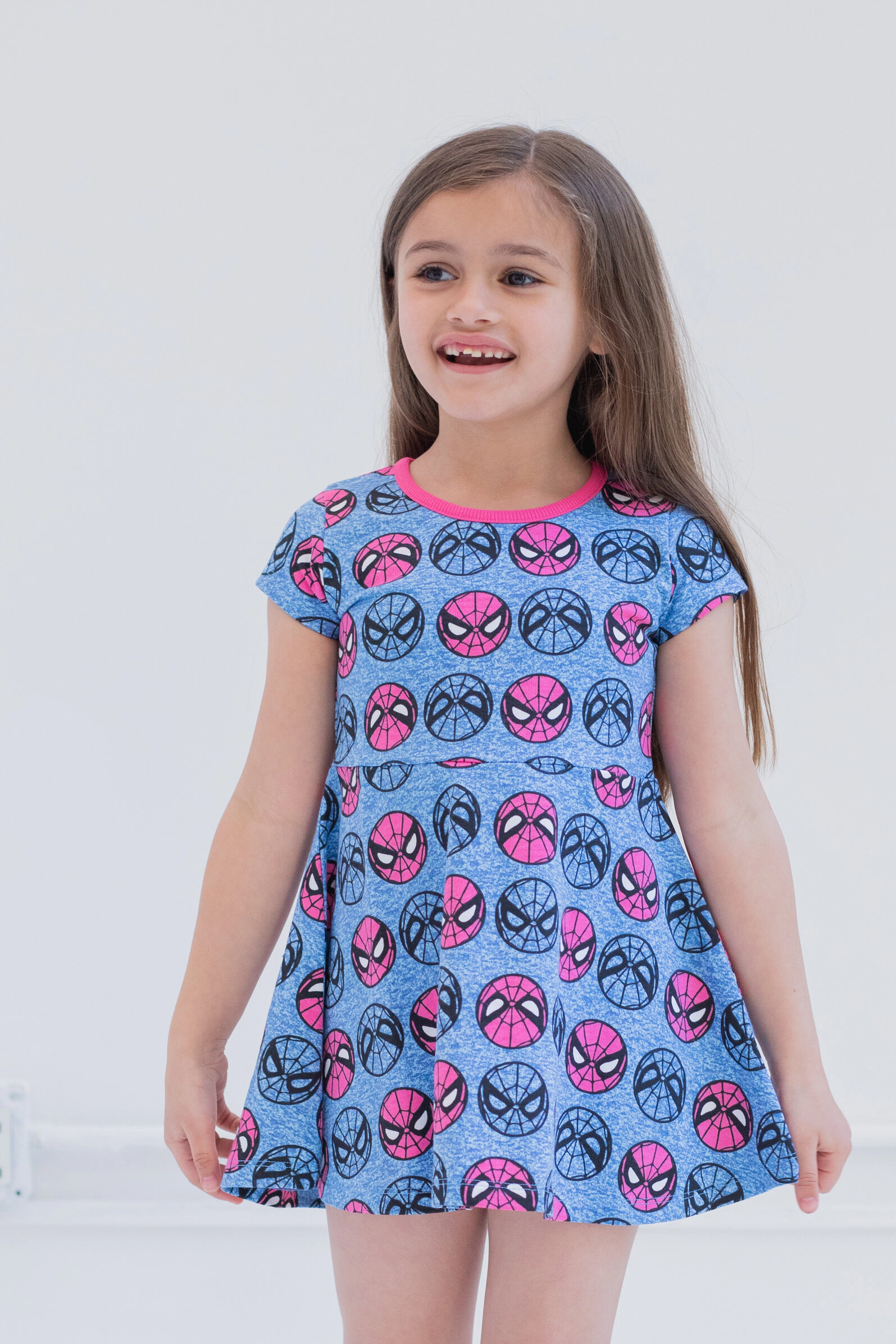 Marvel Spider-Man Girls' Skater Dress