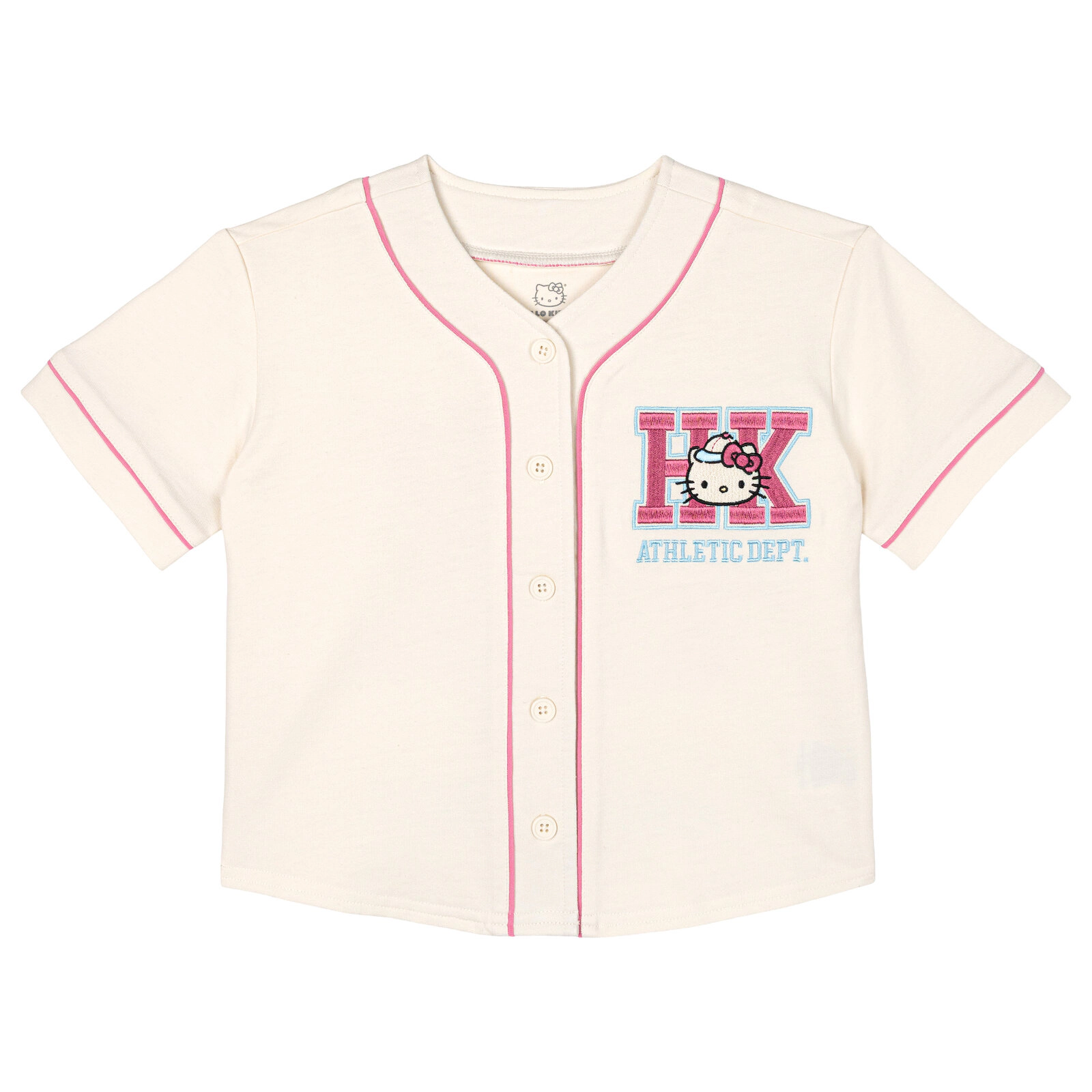 Hello Kitty Girls' Athletic Baseball Jersey