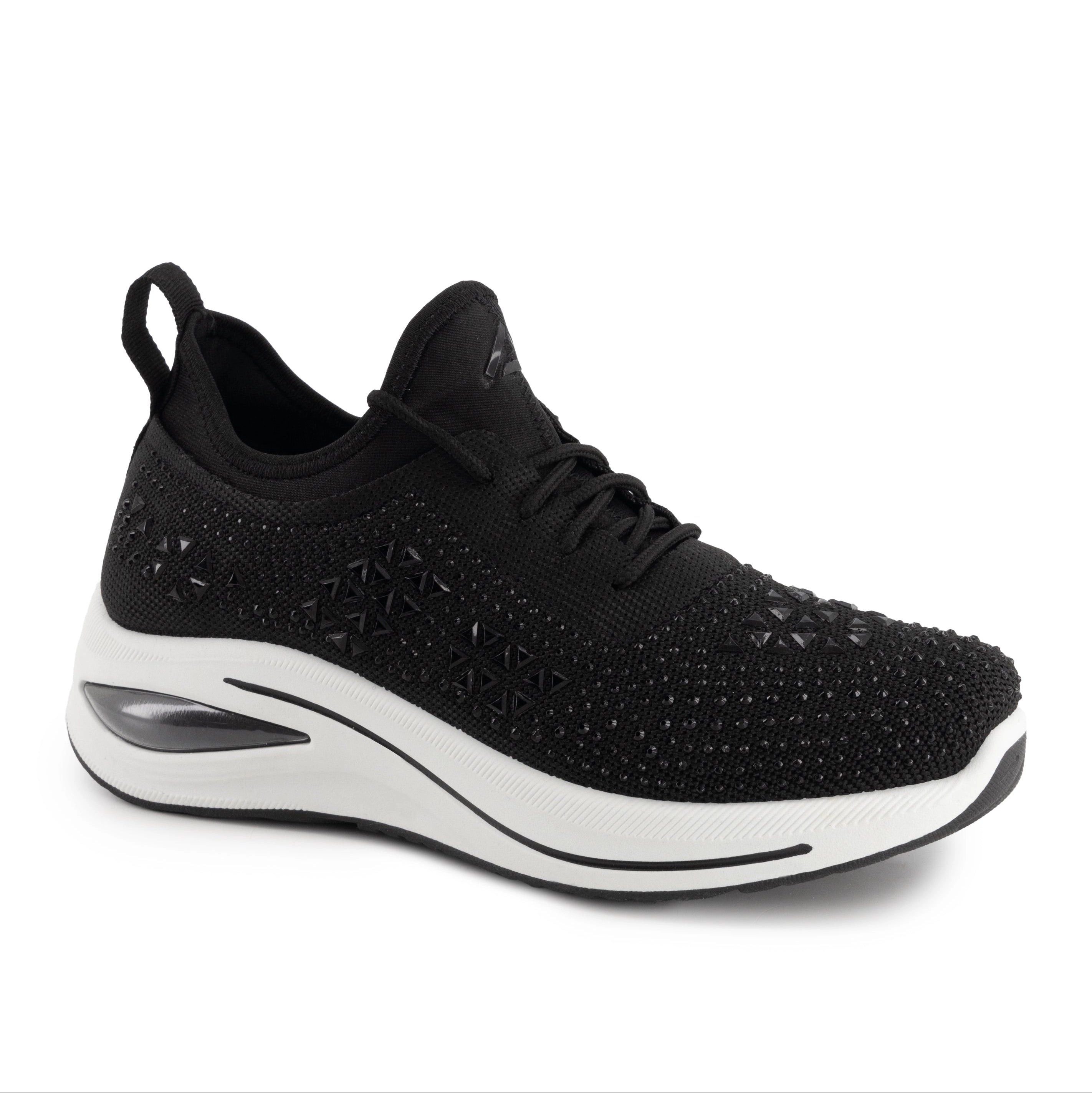 Andrea Womens Stylish Knit Sneakers For Everyday Wear