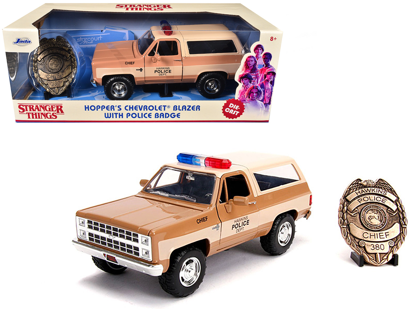 Jada Hopper's Chevrolet Blazer with Police Badge "Hawkins Police Dept." "Stranger Things" (2016) TV Series
