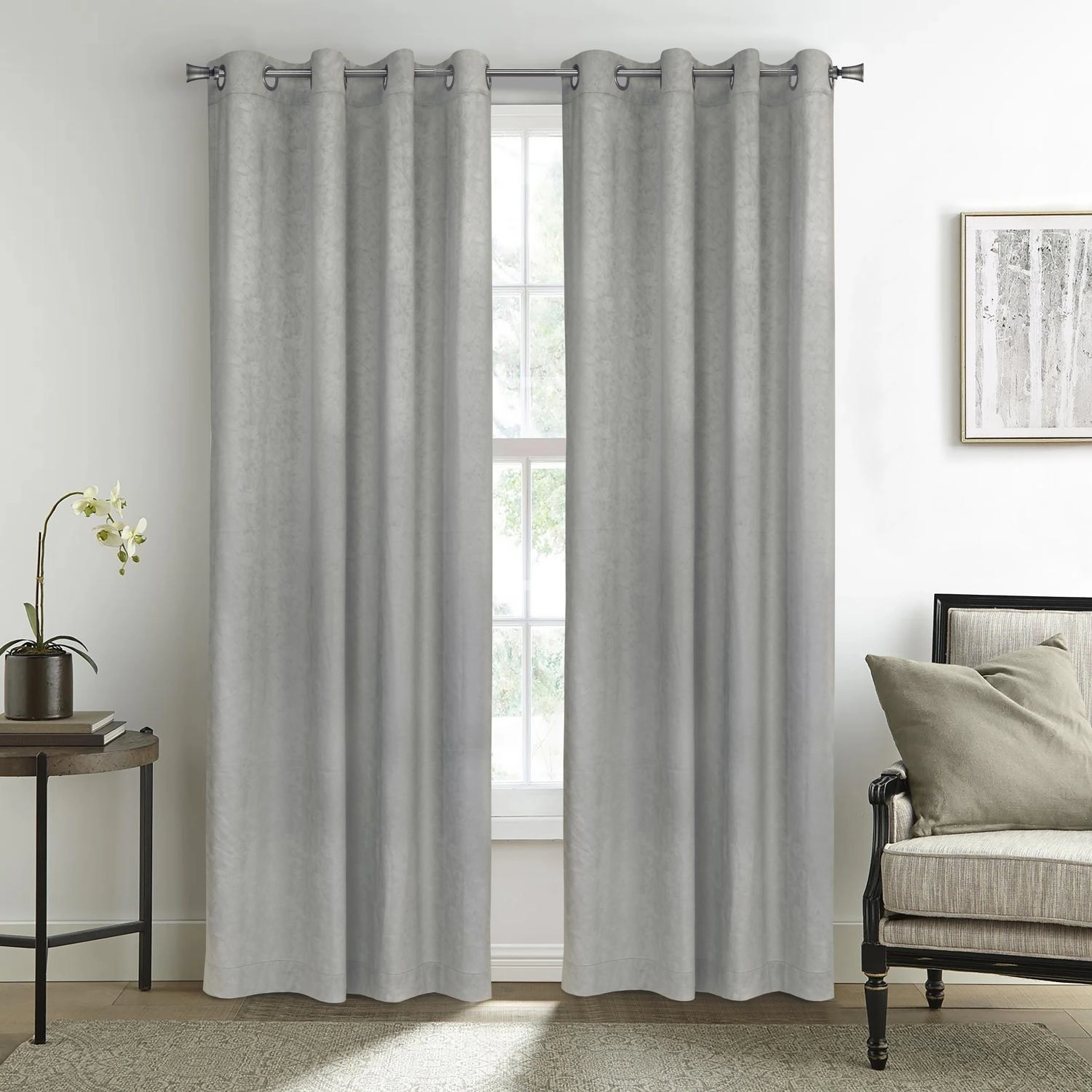 Habitat Bristol Room Darkening UV Protecion Grommet Curtain Panel for Windows 52" x 95