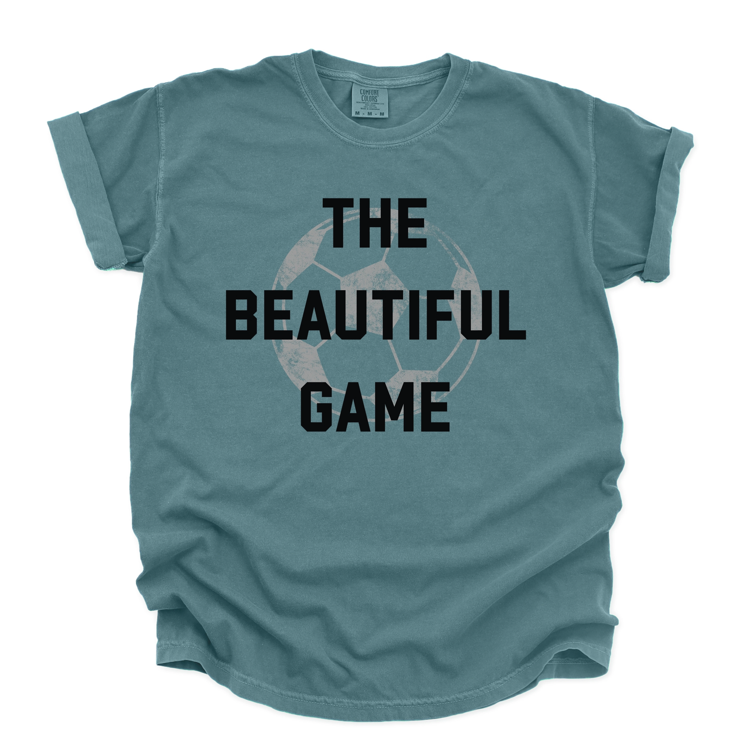 Simply Sage Market - The Beautiful Game Varsity Women's Garment Dyed Graphic T-Shirt
