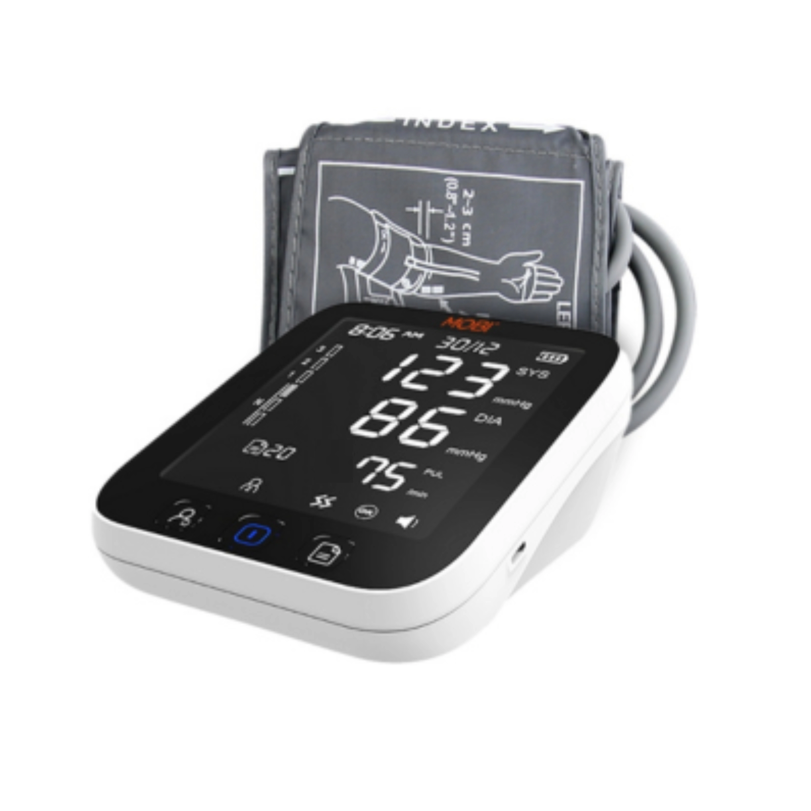 MOBI Smart Bluetooth Arm Blood Pressure Monitor