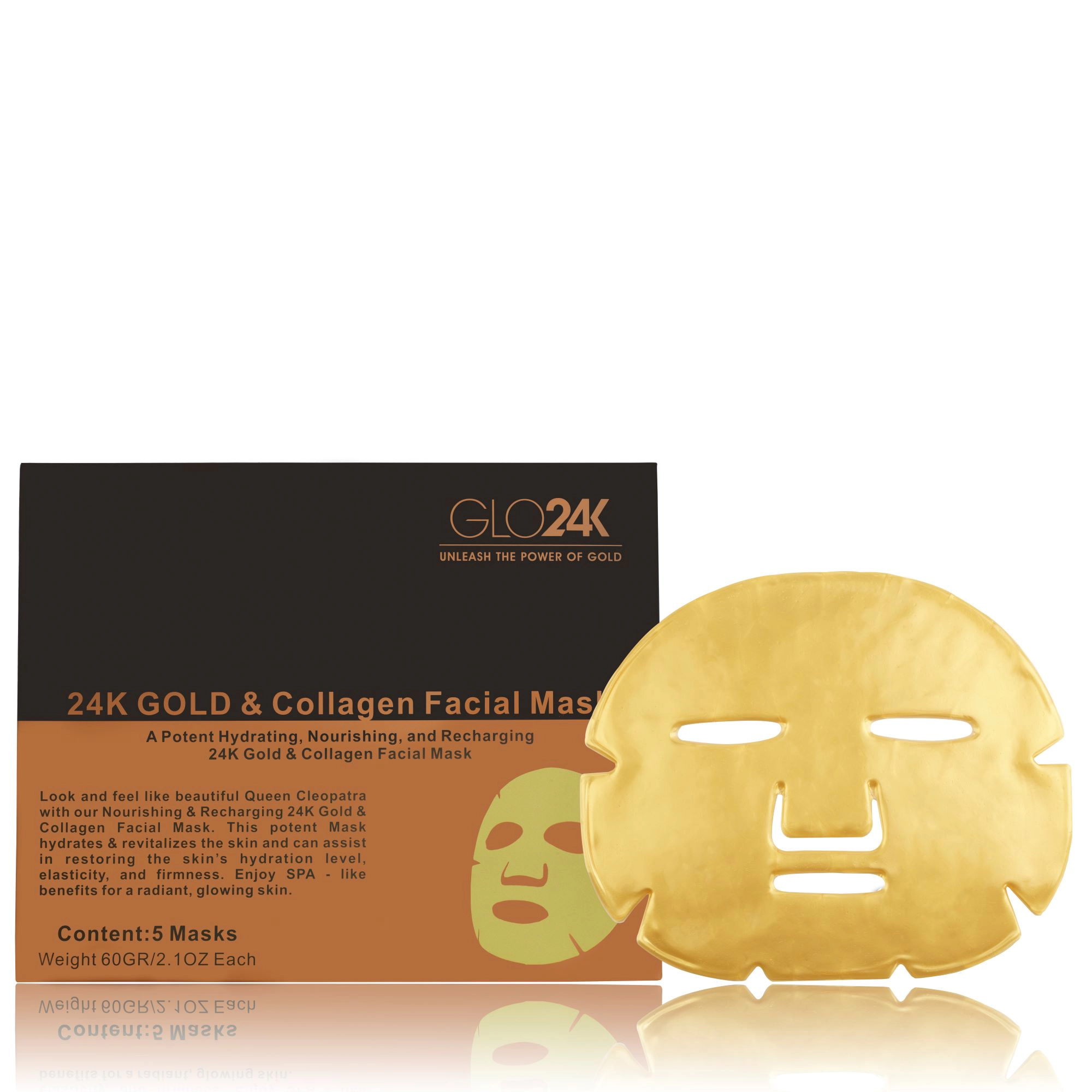 GLO24K 24K Gold & Collagen Facial Mask
