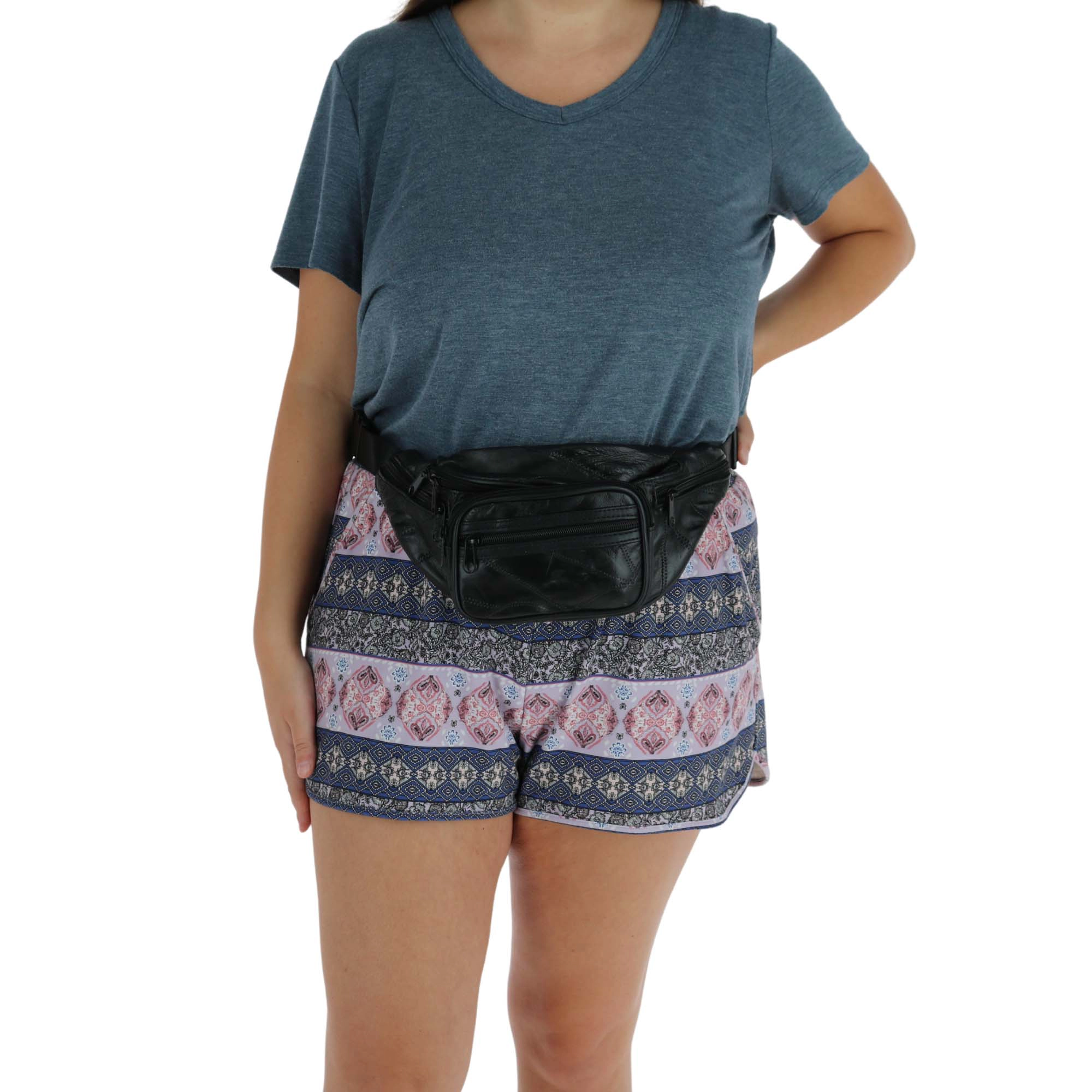 CTM Patch Leather Small Fanny Waist Pack