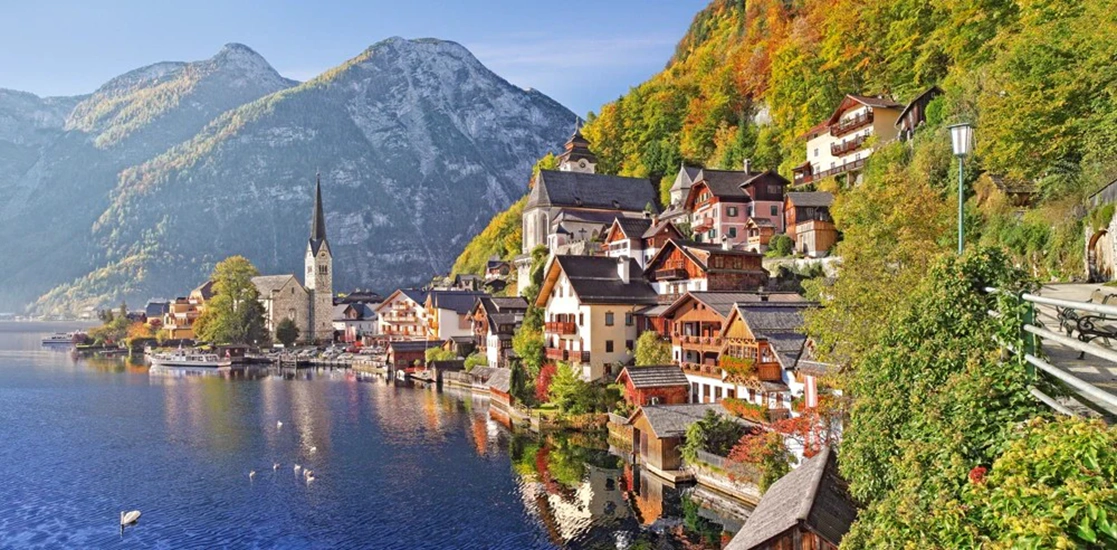 CASTORLAND 4000 Piece Jigsaw Puzzles, Hallstatt, Austria, Mountain lake, Landscape, Alps, Adult Puzzle, C-400041-2