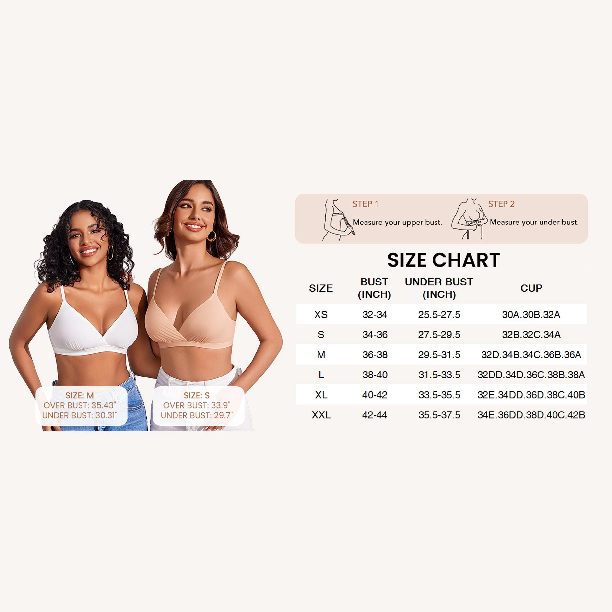 Avidlove Women's Triangle Wireless Unpadded Plunge Bralette