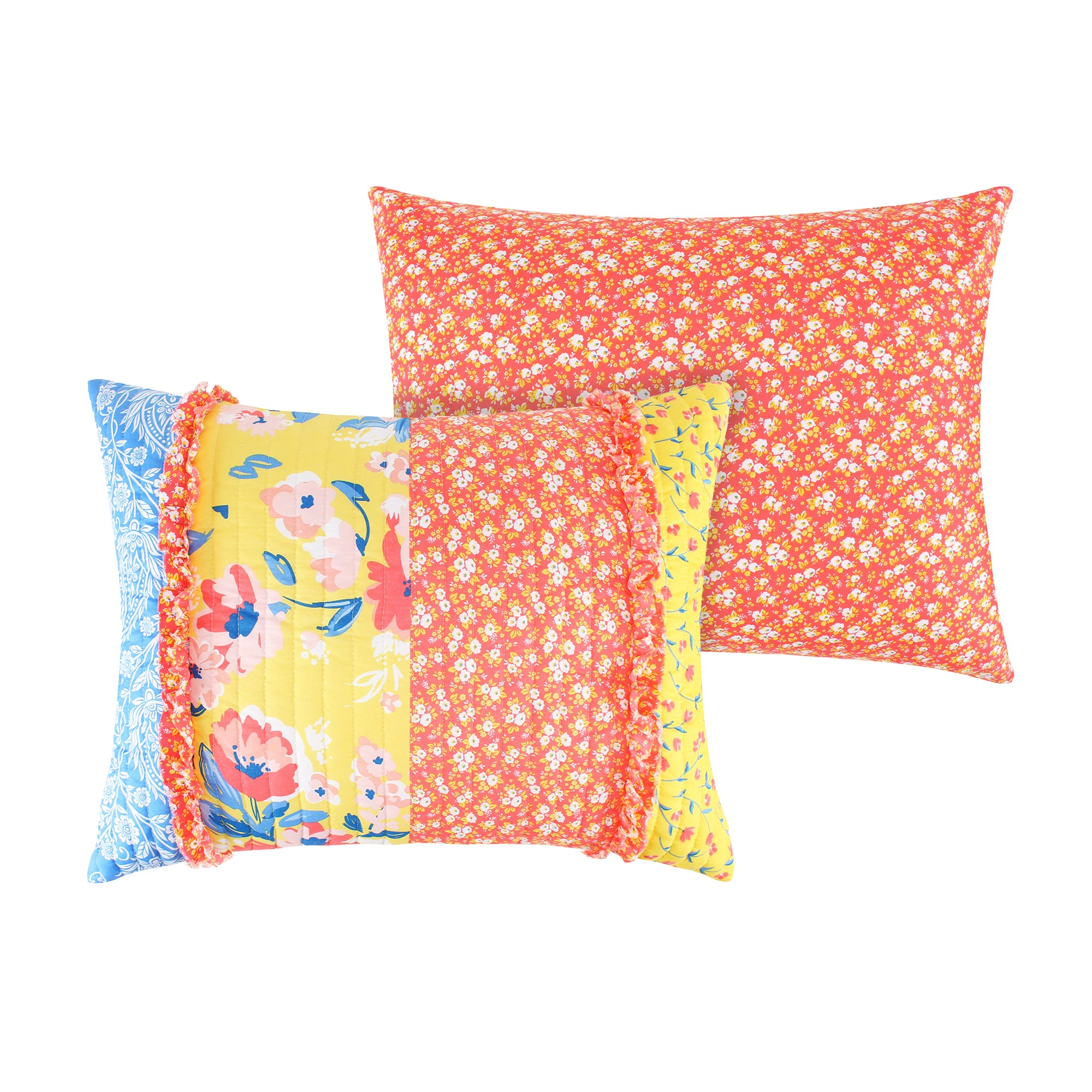 Greenland Home lar Ruffle Embellished Pillow Sham