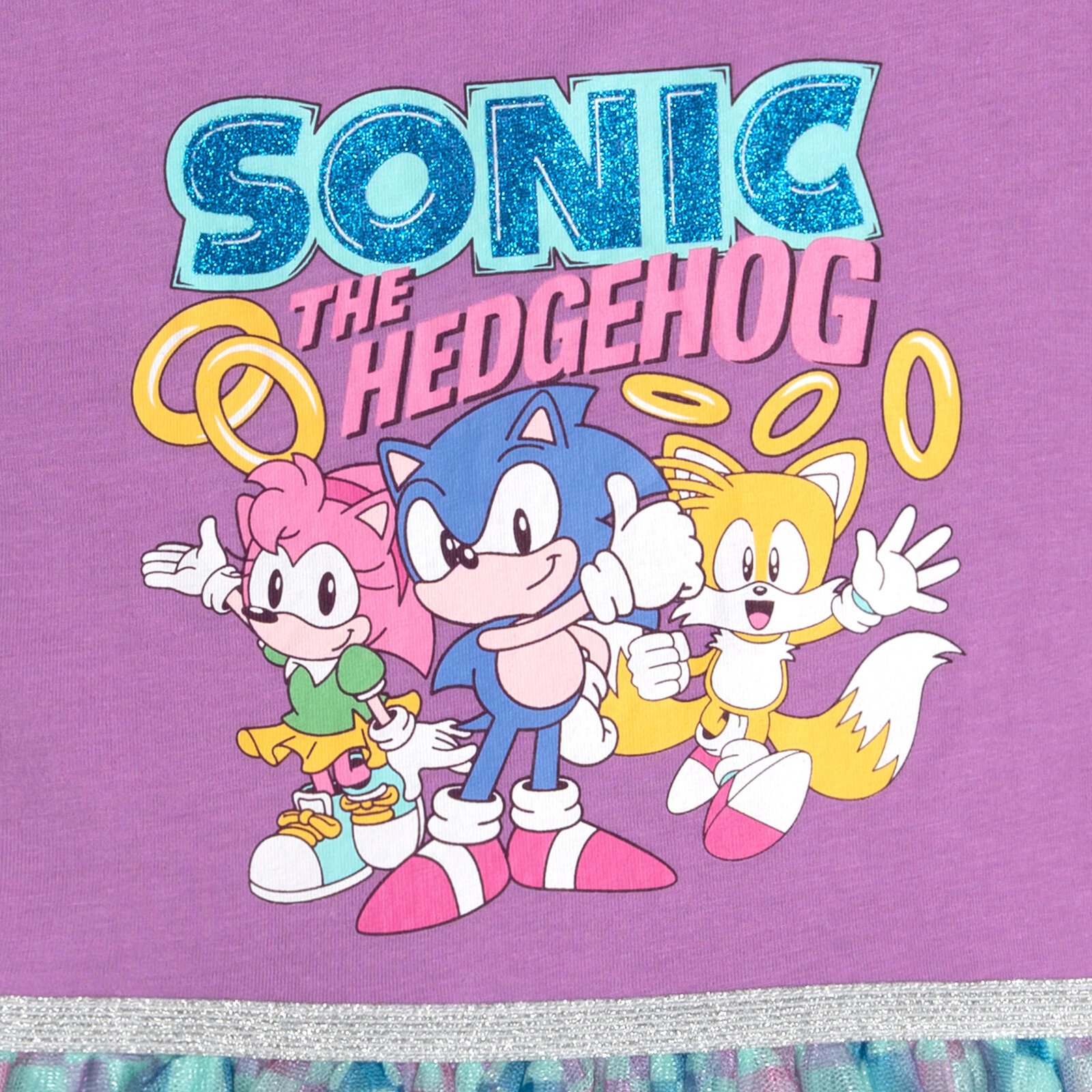 SEGA Sonic the Hedgehog Girls' Tulle Tutu Dress