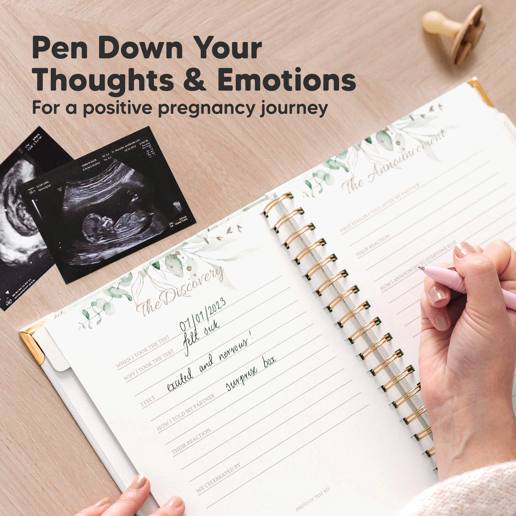 KeaBabies Inspire Pregnancy Journal