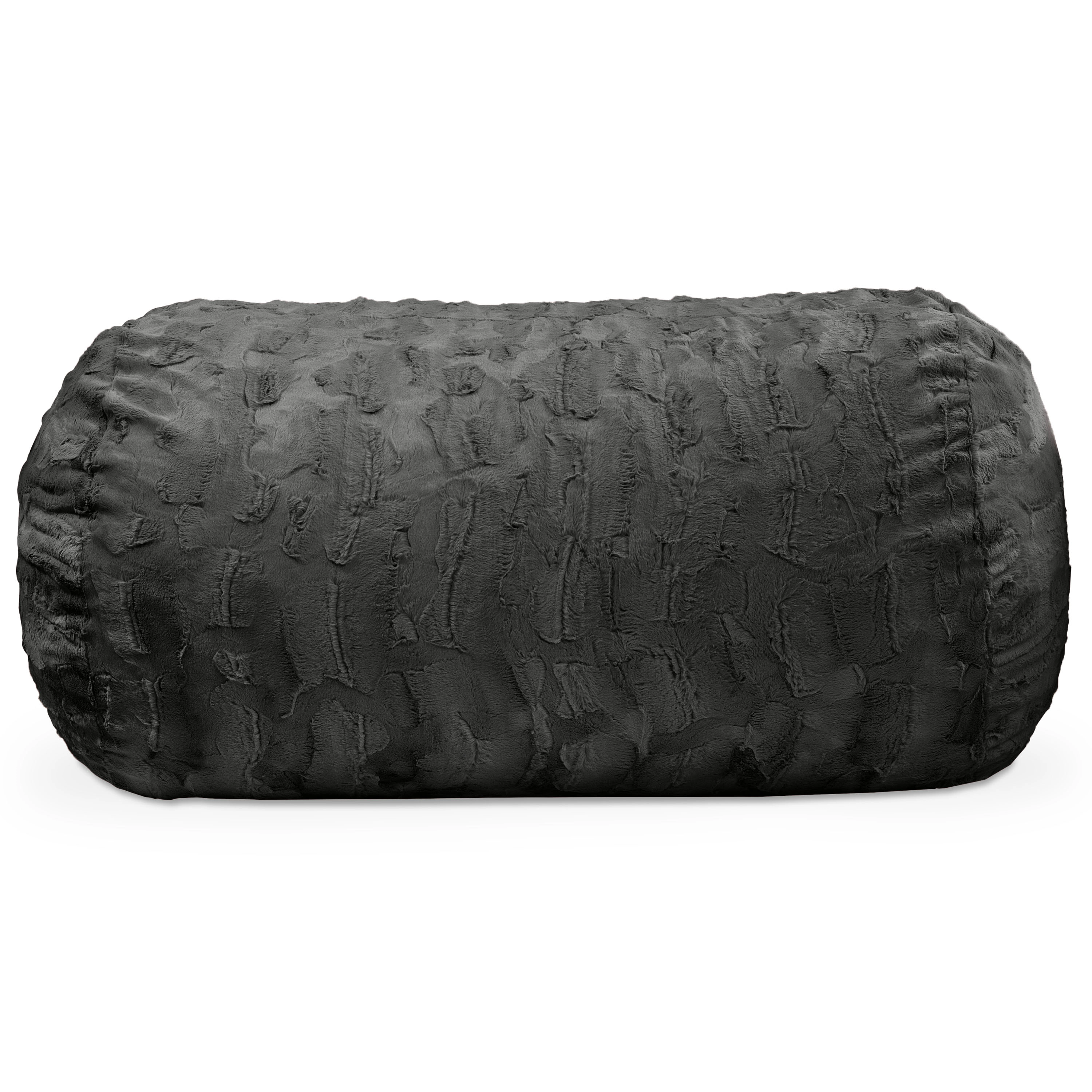 Jaxx Sofa Saxx Bean Bag Couch - 4 Foot Faux Fur