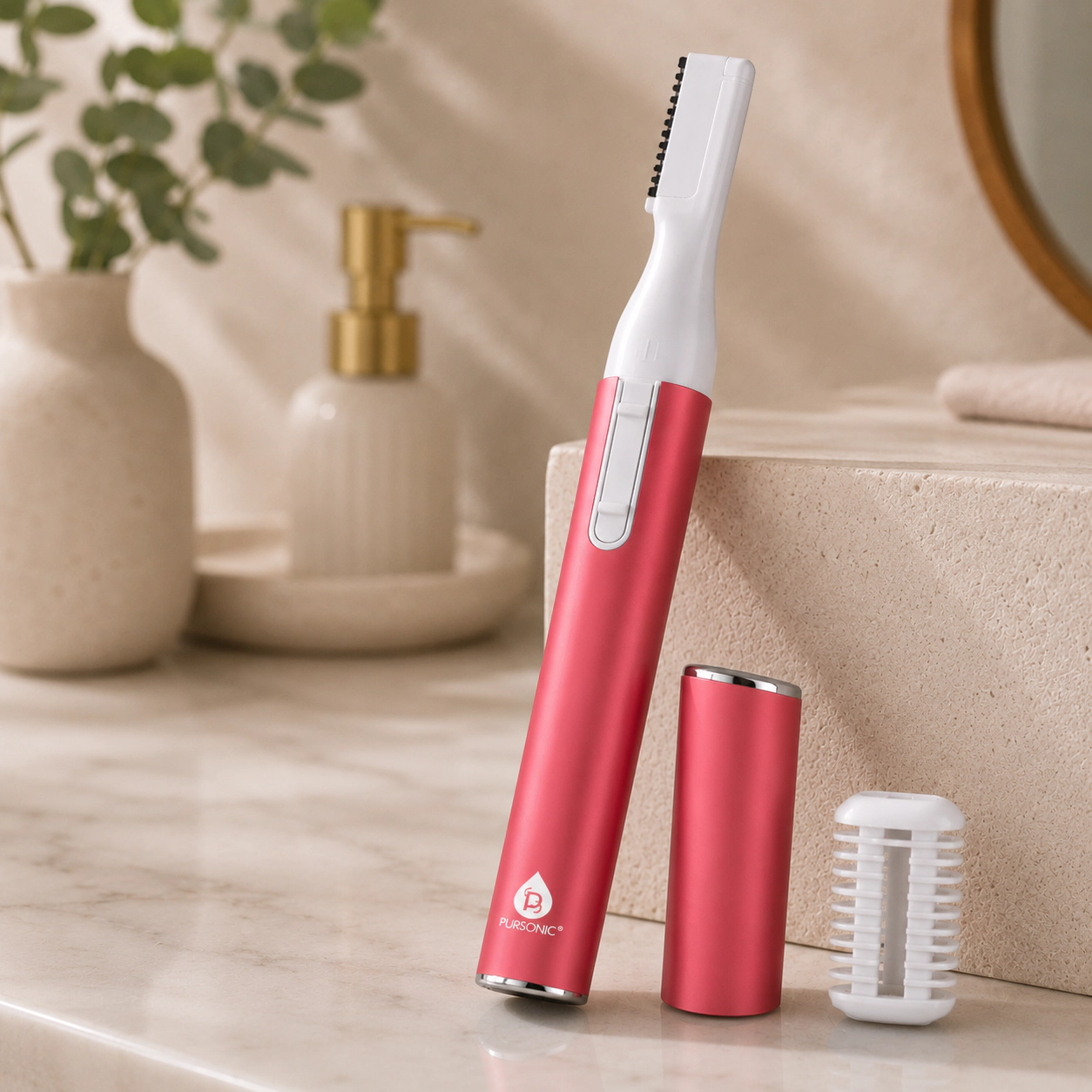 Pursonic Women’s Multi-Purpose Facial Hair Trimmer & Eyebrow Styling Kit
