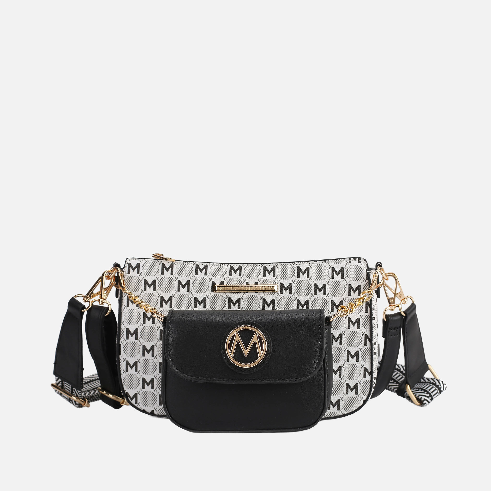 MKF Collection by Mia K Ciri Women’s Monogram Vegan Leather Crossbody Bag
