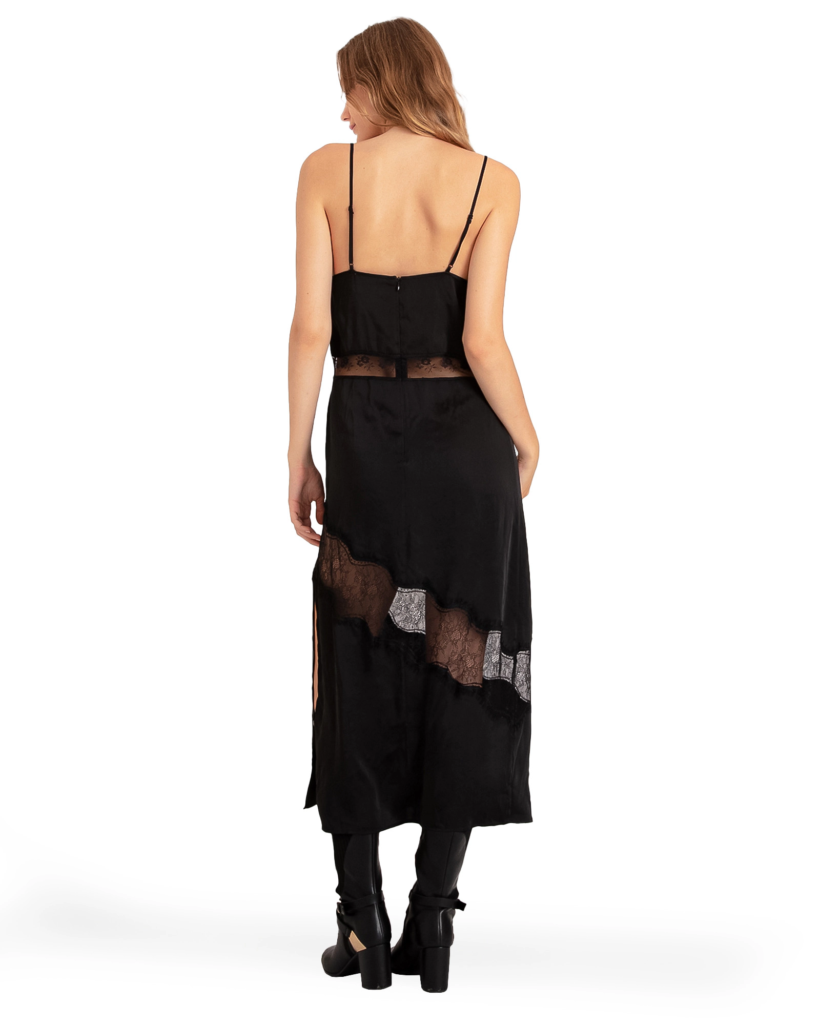 Heavenly Bodies Lace Slip Dress