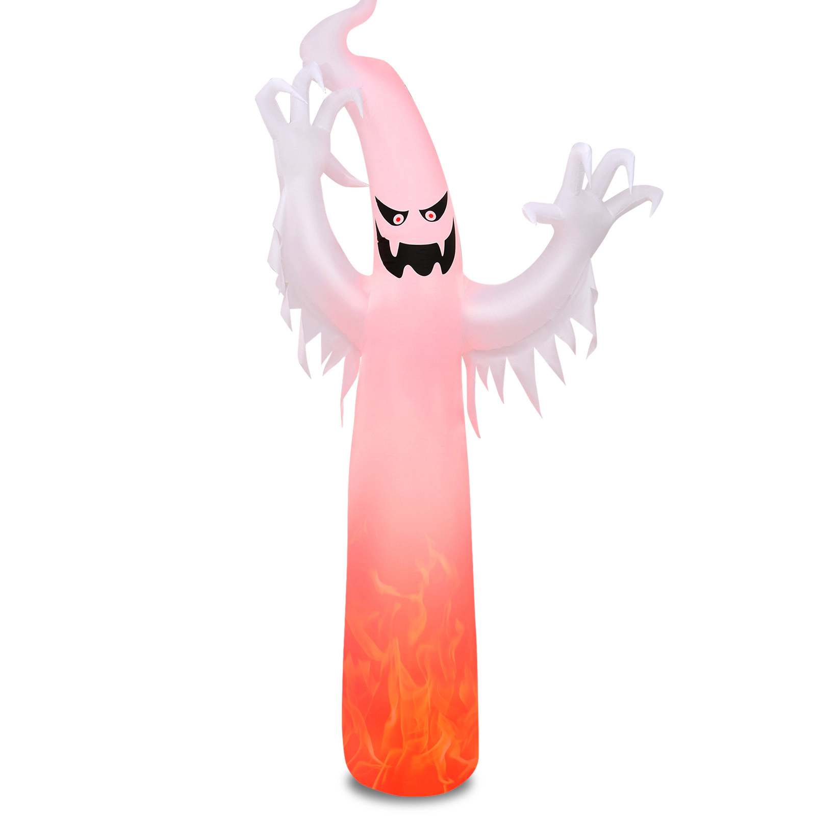 LJG 12 Feet Halloween Inflatable Decoration with Built-in LED Lights