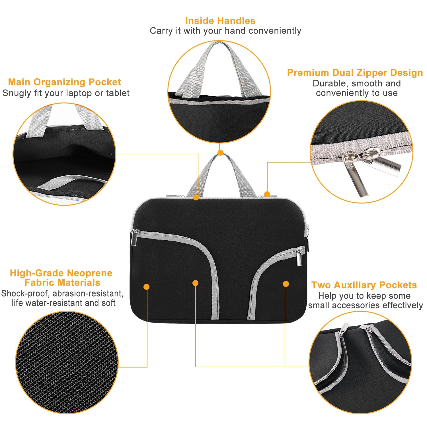 GBruno Neoprene 13 Laptop Sleeve Bag