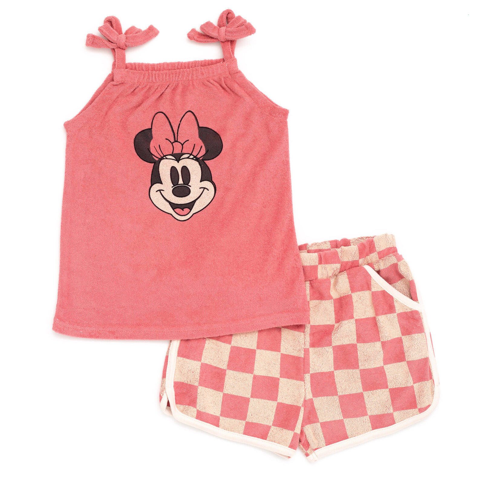 Disney Minnie Mouse Girls' Sleeveless Tank Top and Dolphin Shorts Set