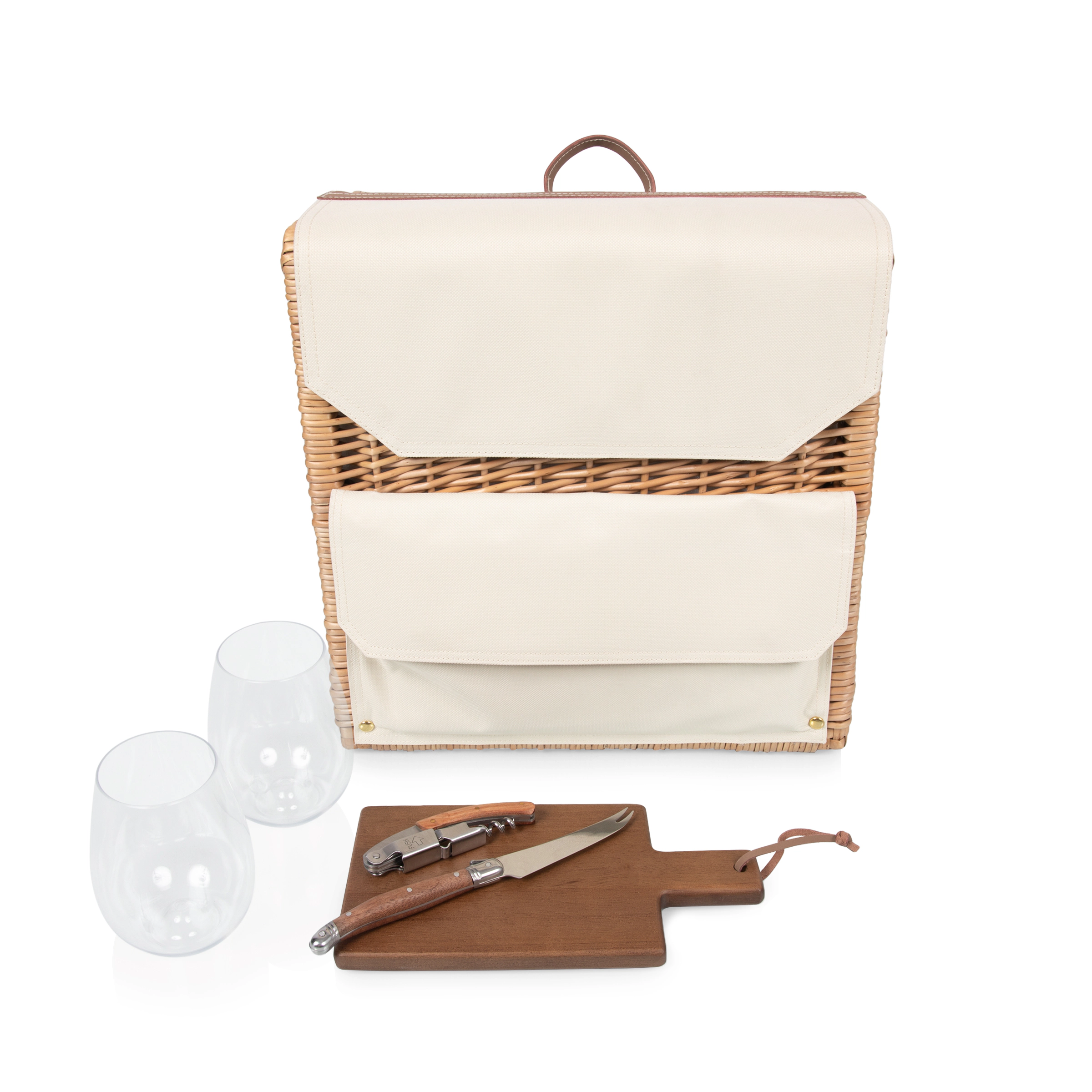 PICNIC TIME Corsica Grande Wine & Cheese Basket Backpack